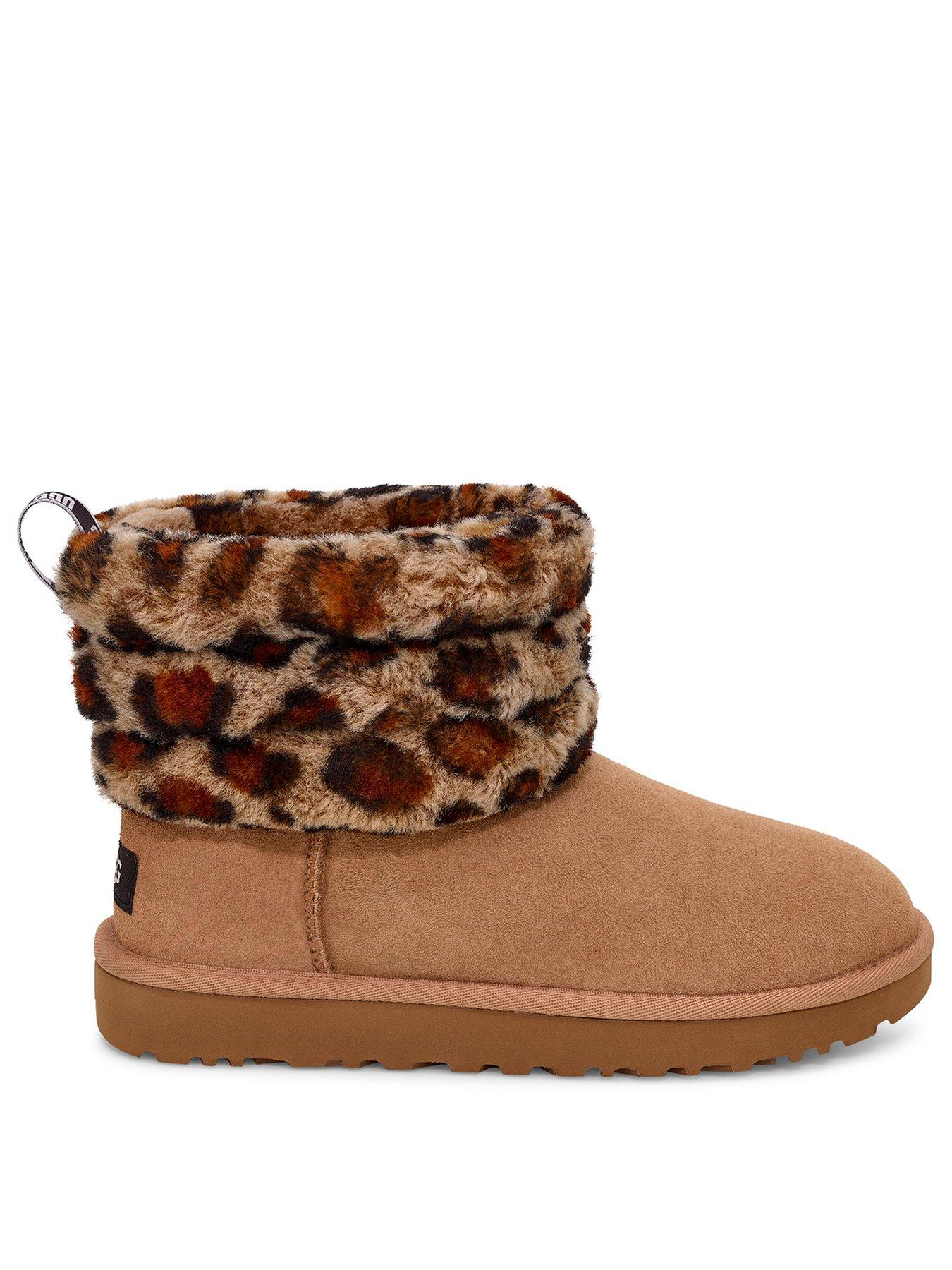 cheetah print uggs with bows