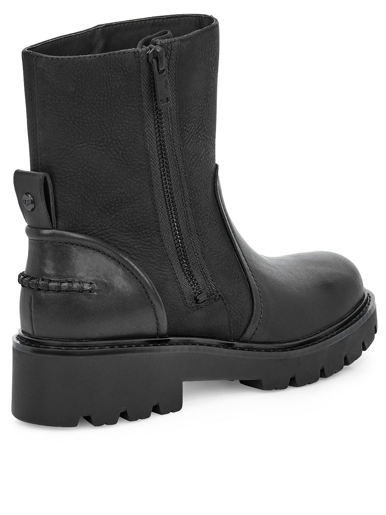 ugg black ankle boots uk