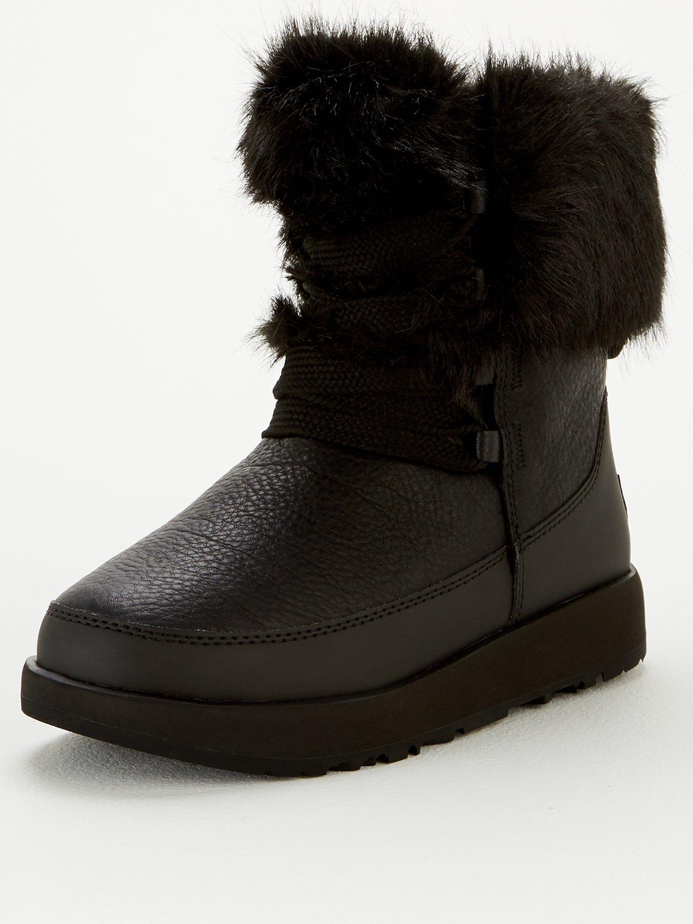black ugg boots size 3