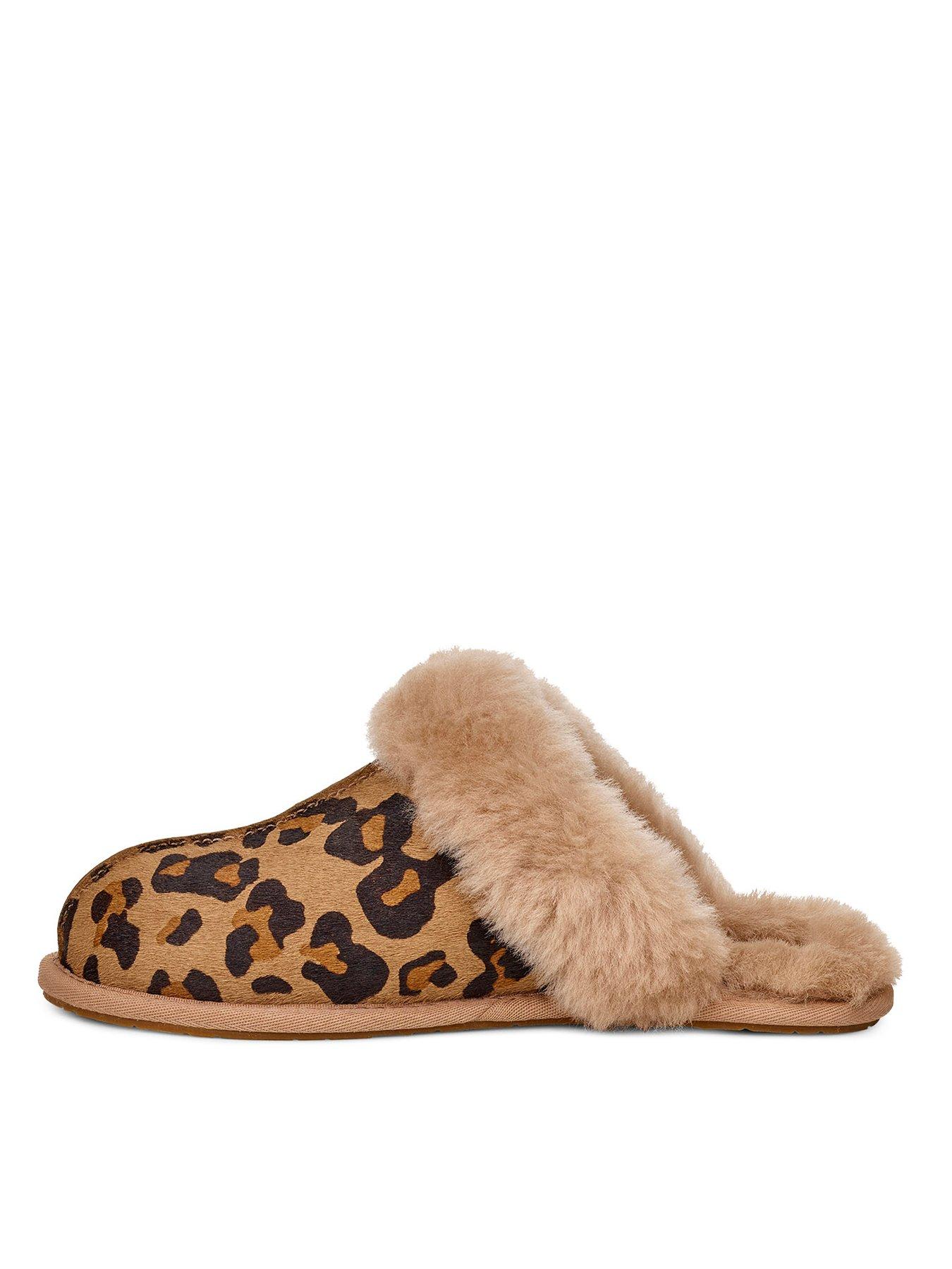 leopard print uggs slippers