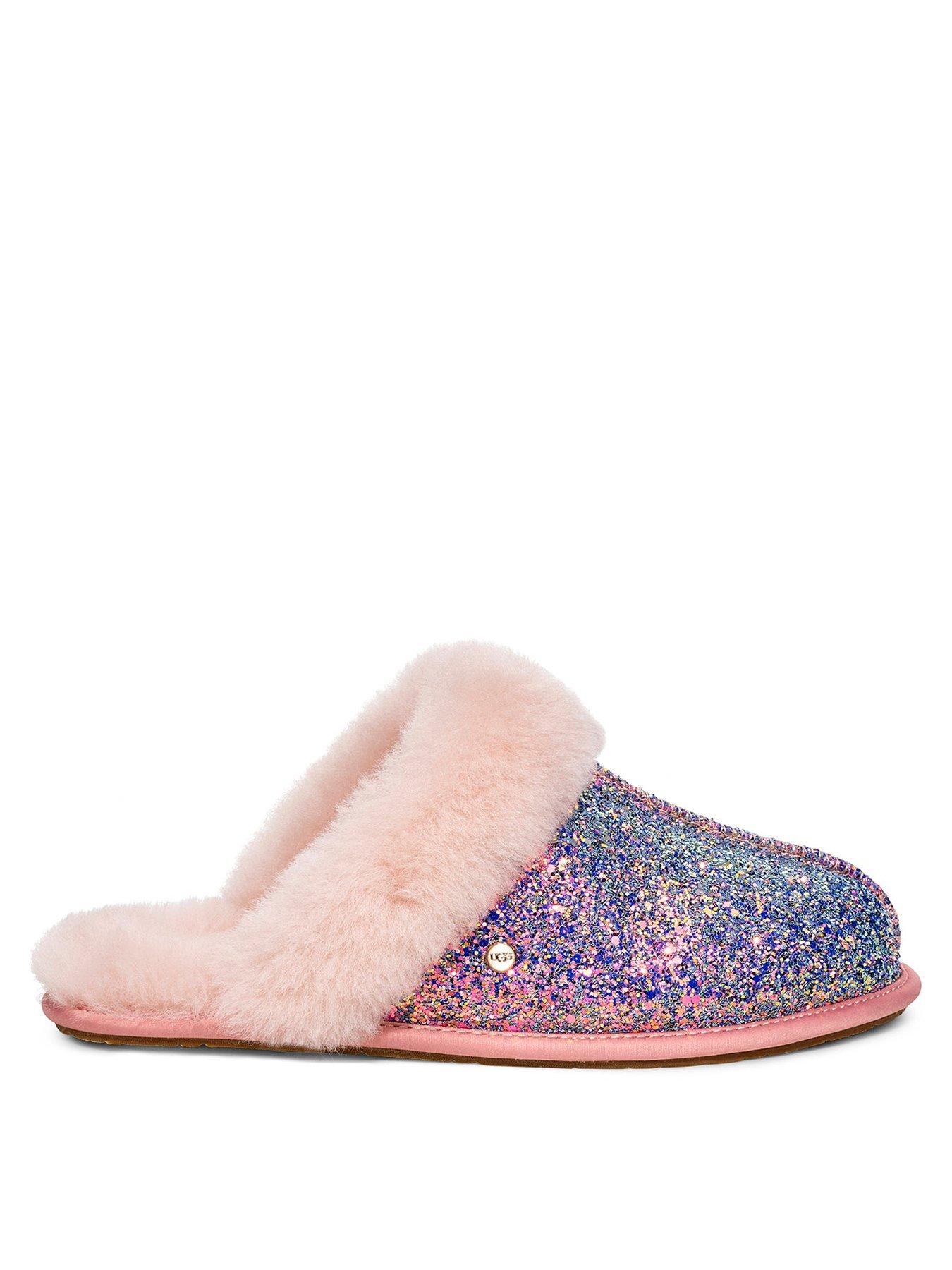 ugg slippers pink glitter