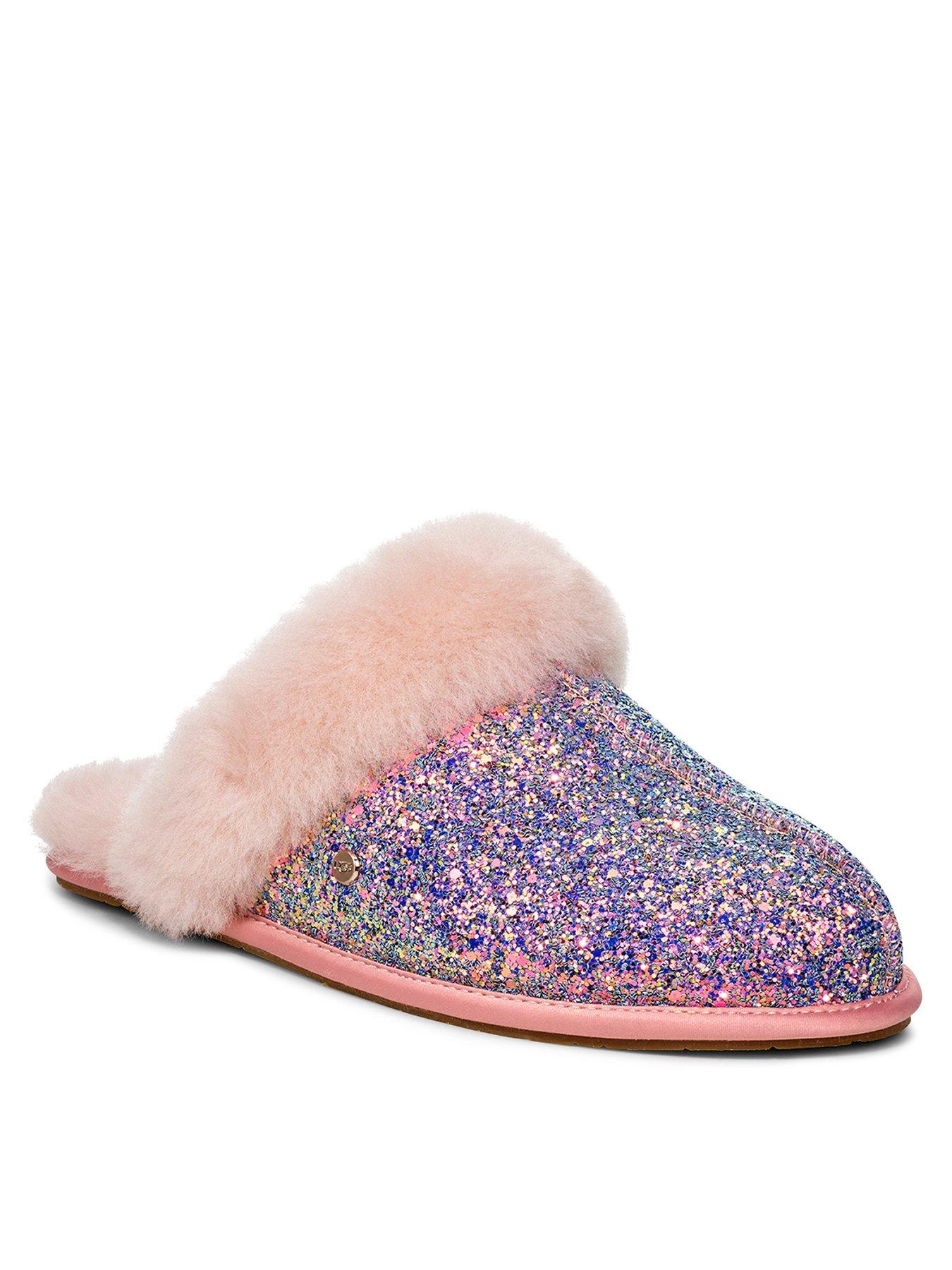 ugg scuffette sparkle pink