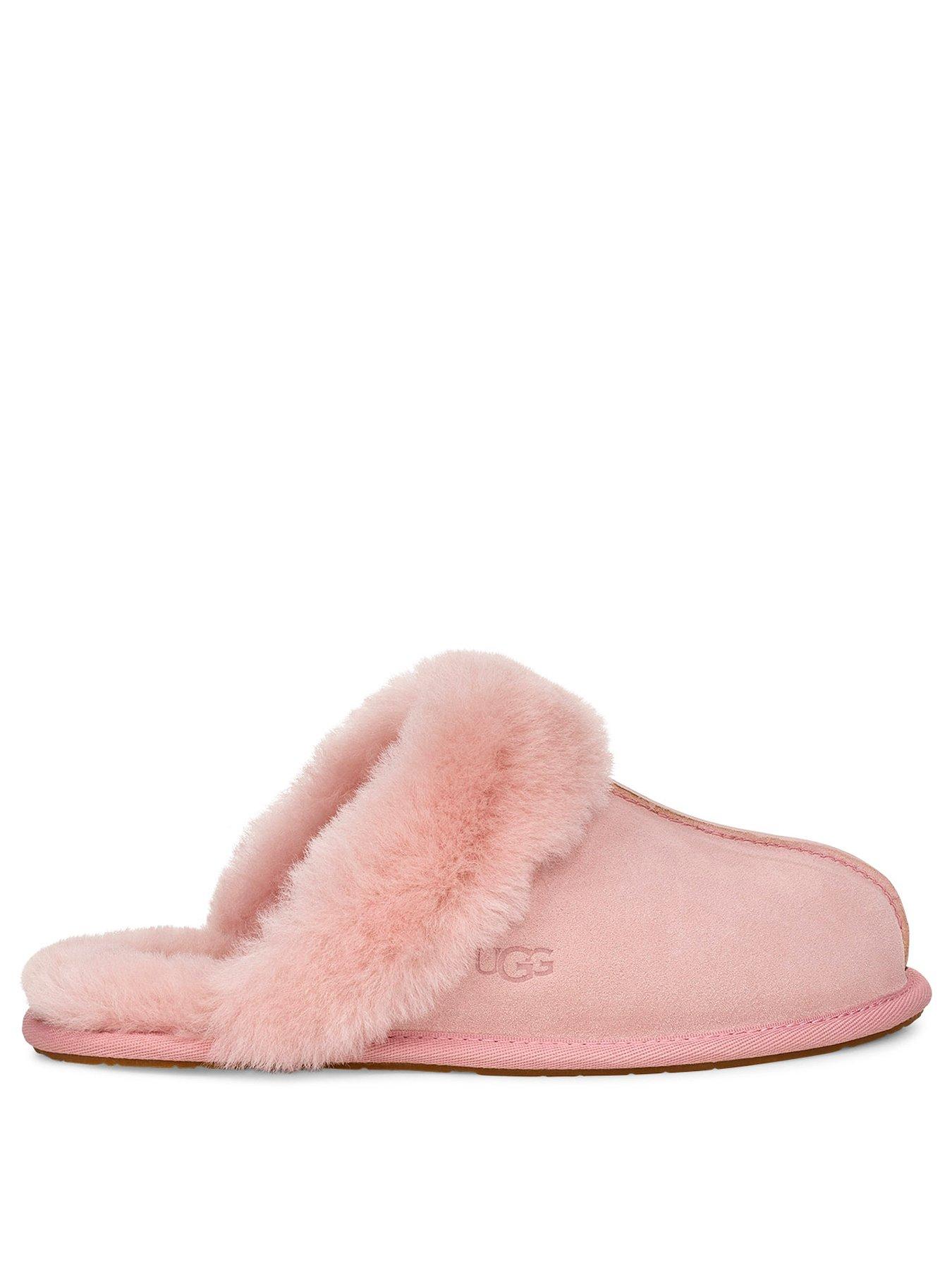 pink mule slippers