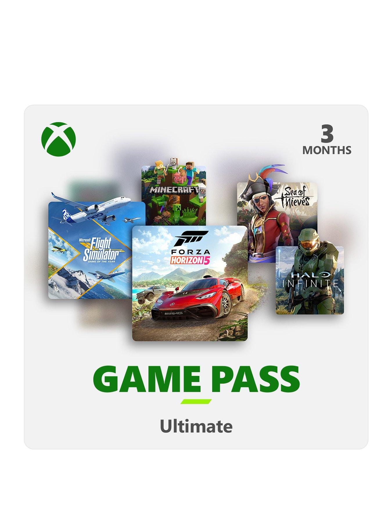 xbox game pass ultimate 3 month membership (digital code)