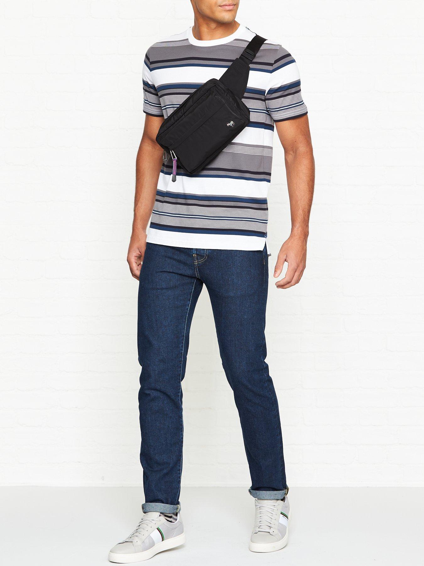 Ps Paul Smith Men'S Zebra Logo Bum Bag - Black|