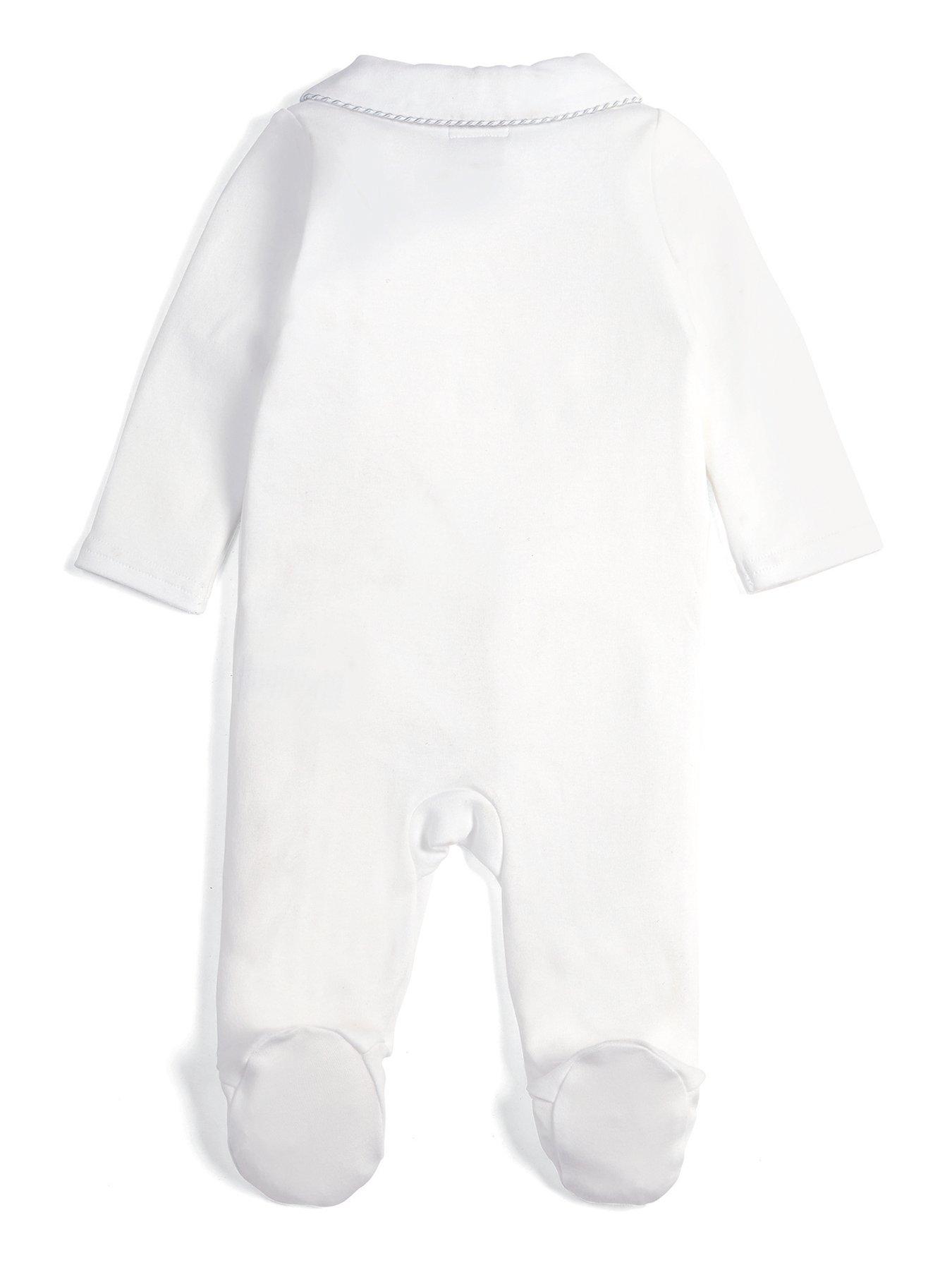 hello world baby sleepsuit