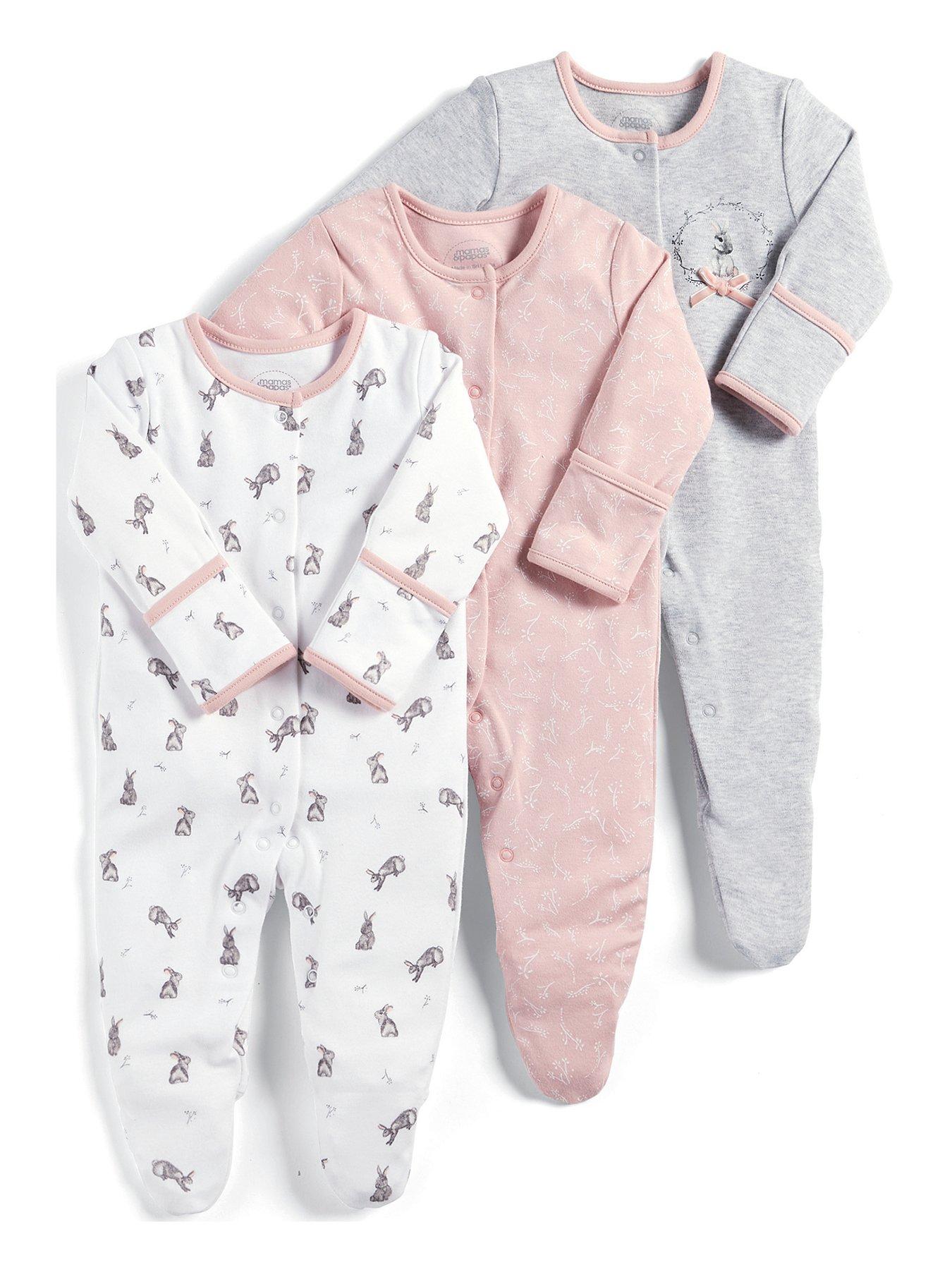 mamas and papas baby sleepsuits