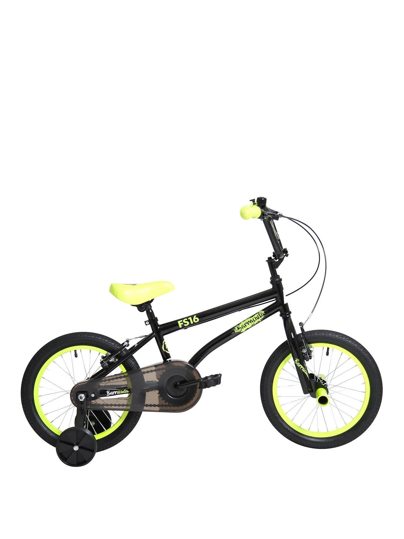 black and yellow bmx bike