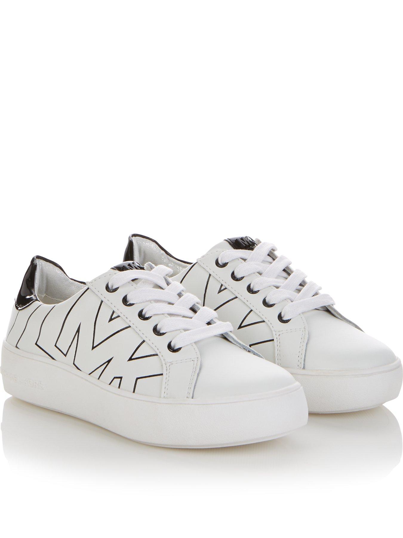 white mk shoes