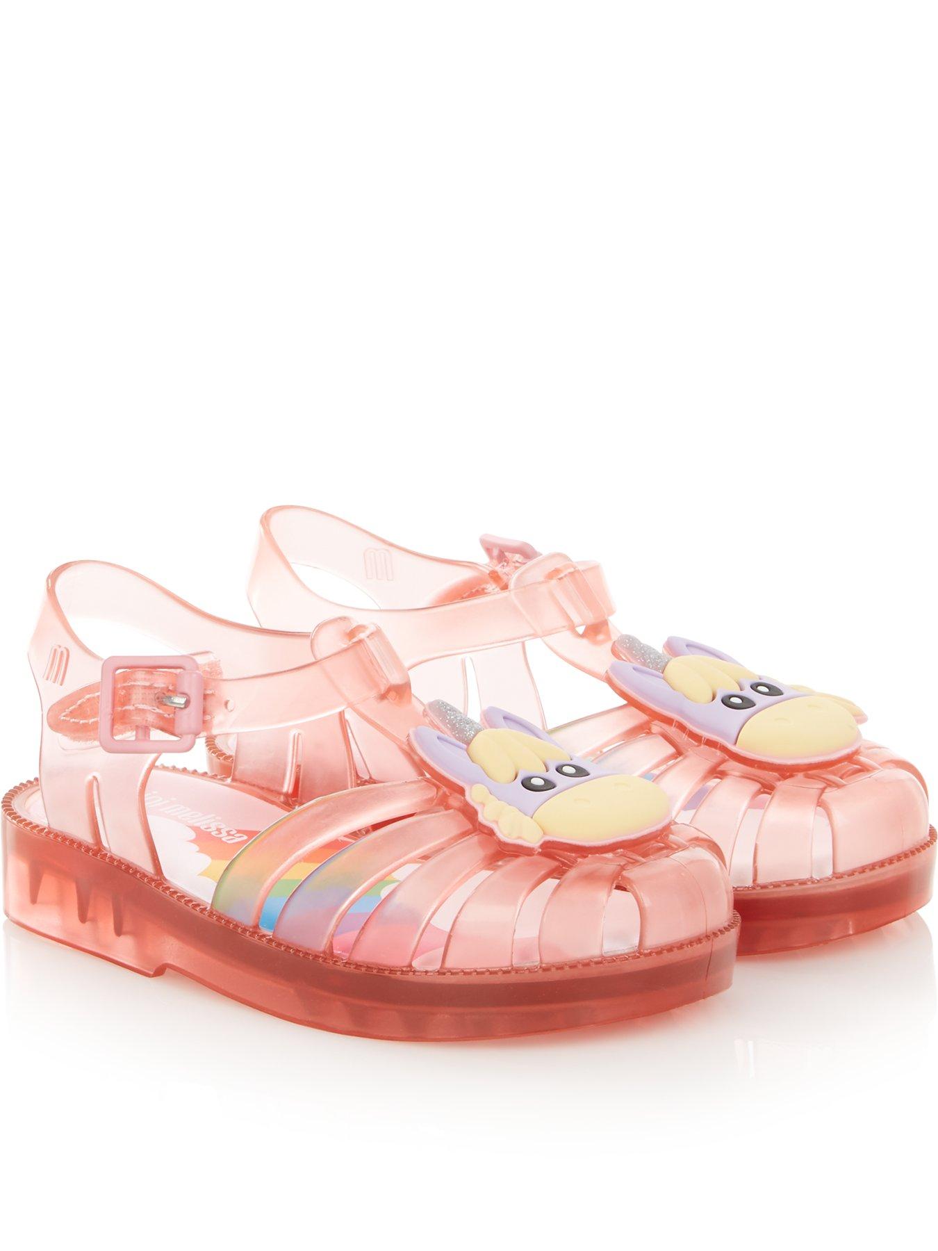 pink jelly sandals for toddlers