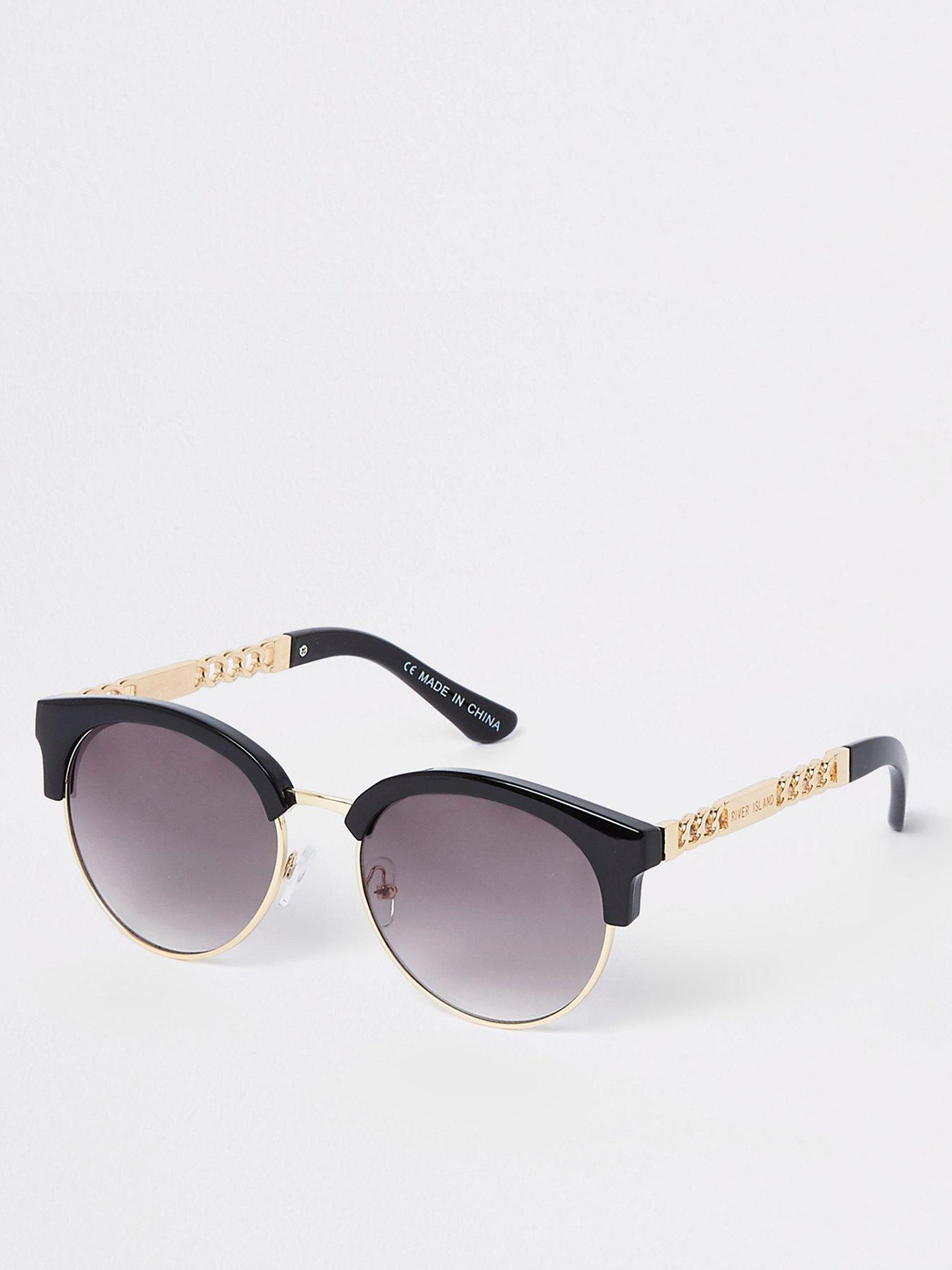 river island black sunglasses