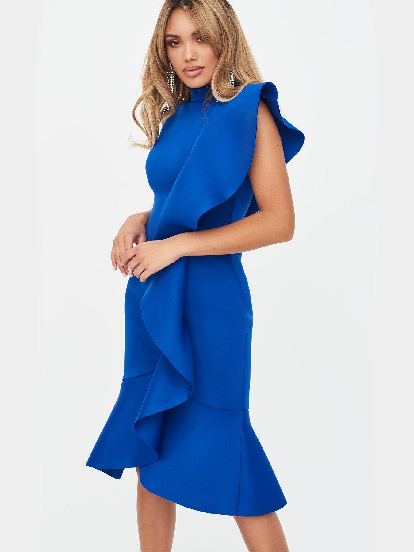 cobalt blue dress uk