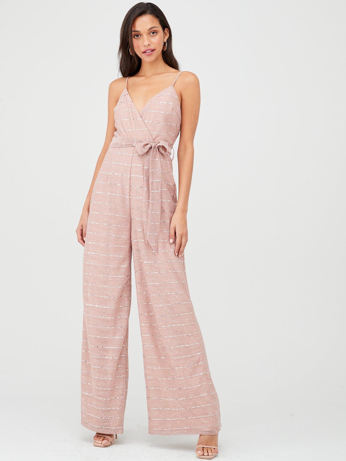 very pink jumpsuit