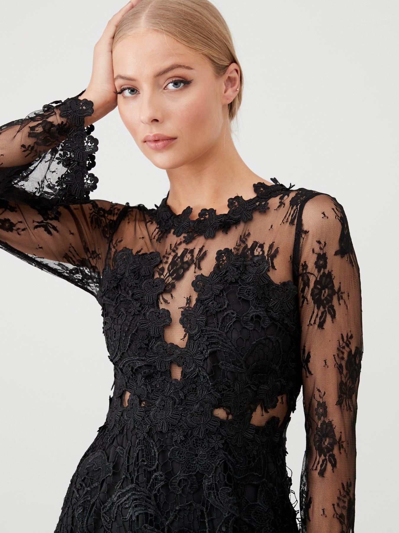 forever unique lace skater dress