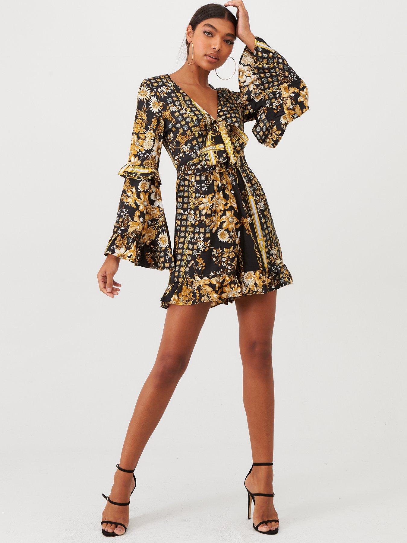 gold playsuit uk