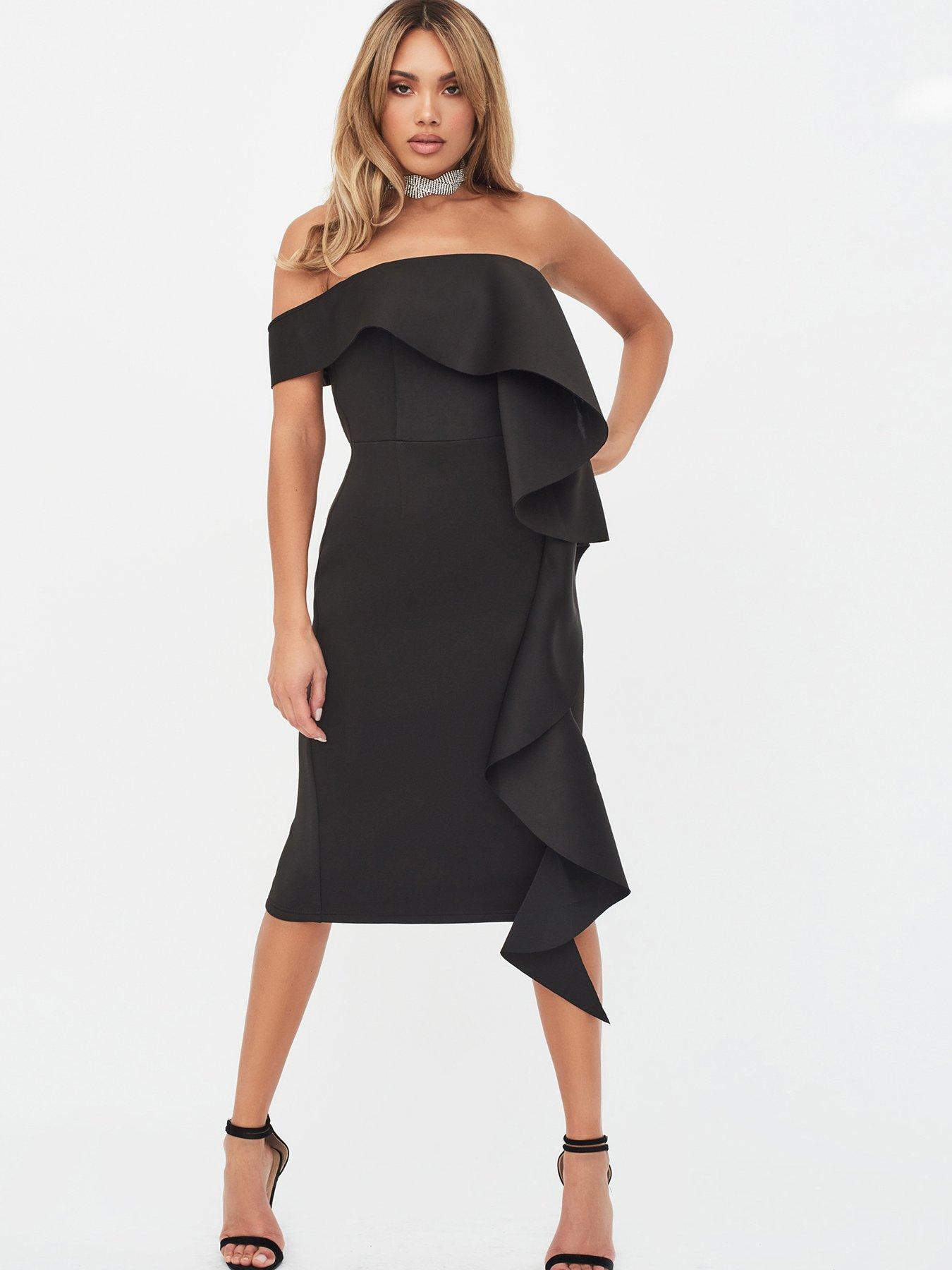 lavish alice exaggerated frill dress