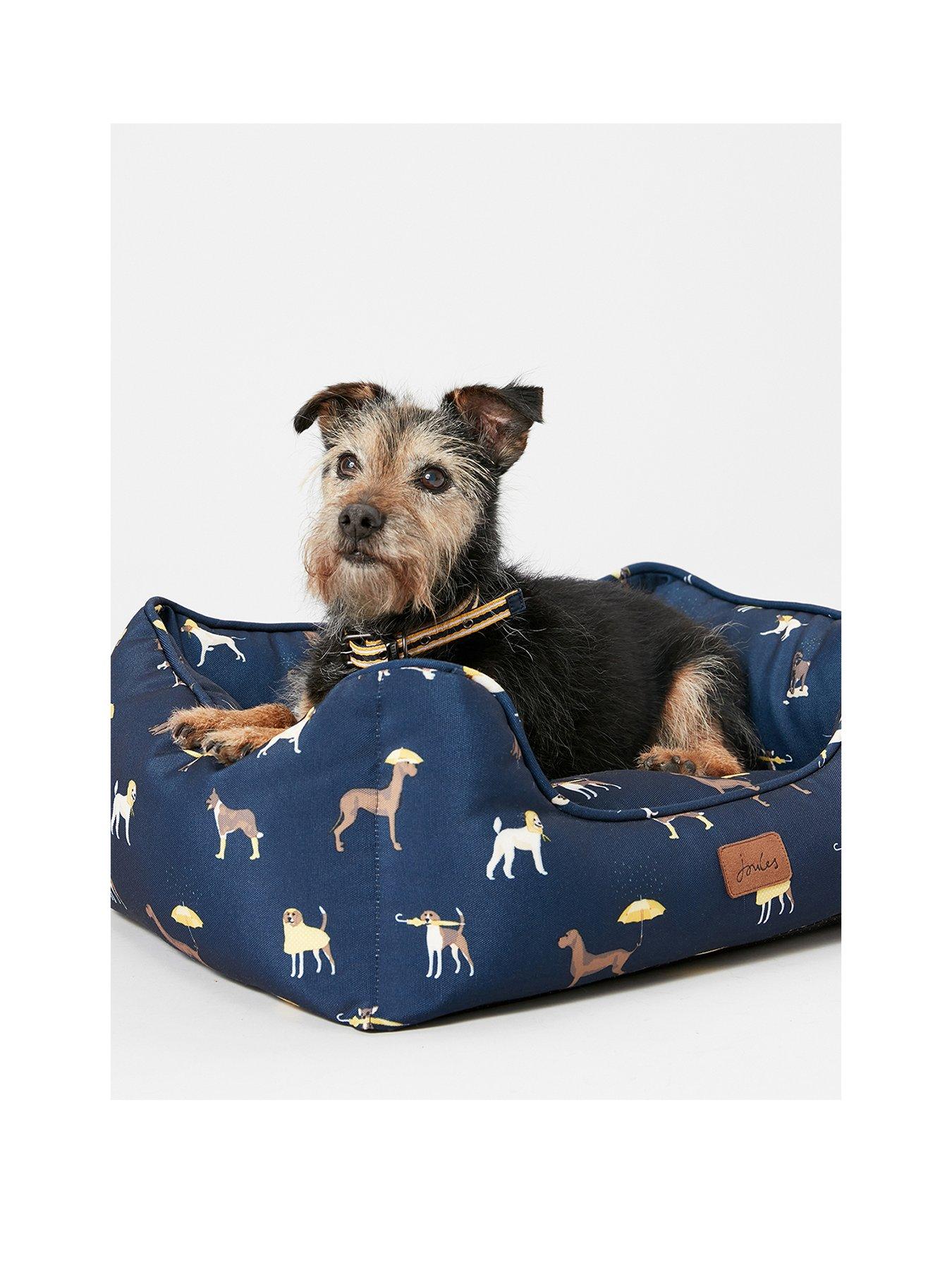 Joules Coastal Collection Square Dog Bed very.co.uk