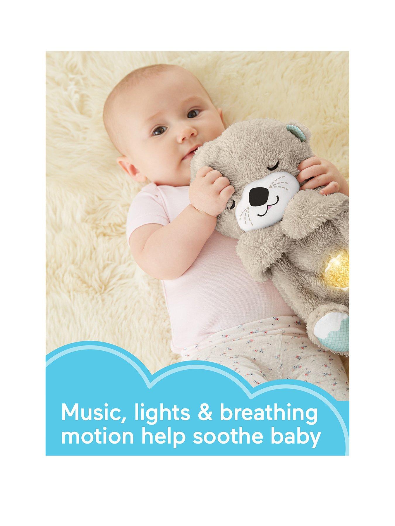Soothe 'n Snuggle Otter Plush Baby Toy with 11 Sensory Features