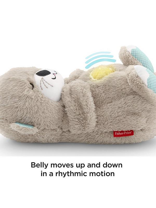 Image 4 of 7 of Fisher-Price Soothe 'n Snuggle Otter Plush&nbsp;Baby Toy with 11 Sensory Features