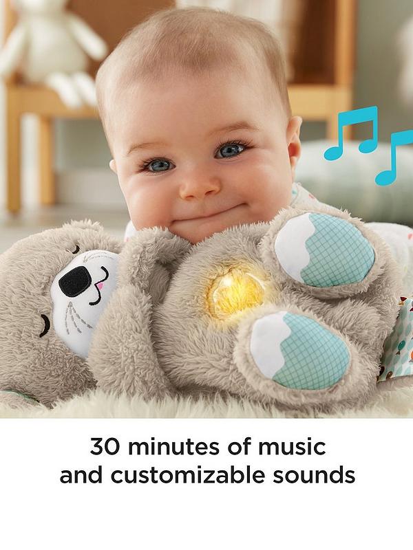 Image 6 of 7 of Fisher-Price Soothe 'n Snuggle Otter Plush&nbsp;Baby Toy with 11 Sensory Features