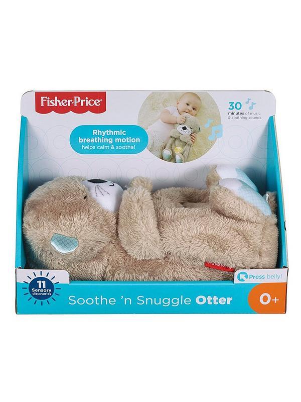Image 7 of 7 of Fisher-Price Soothe 'n Snuggle Otter Plush&nbsp;Baby Toy with 11 Sensory Features