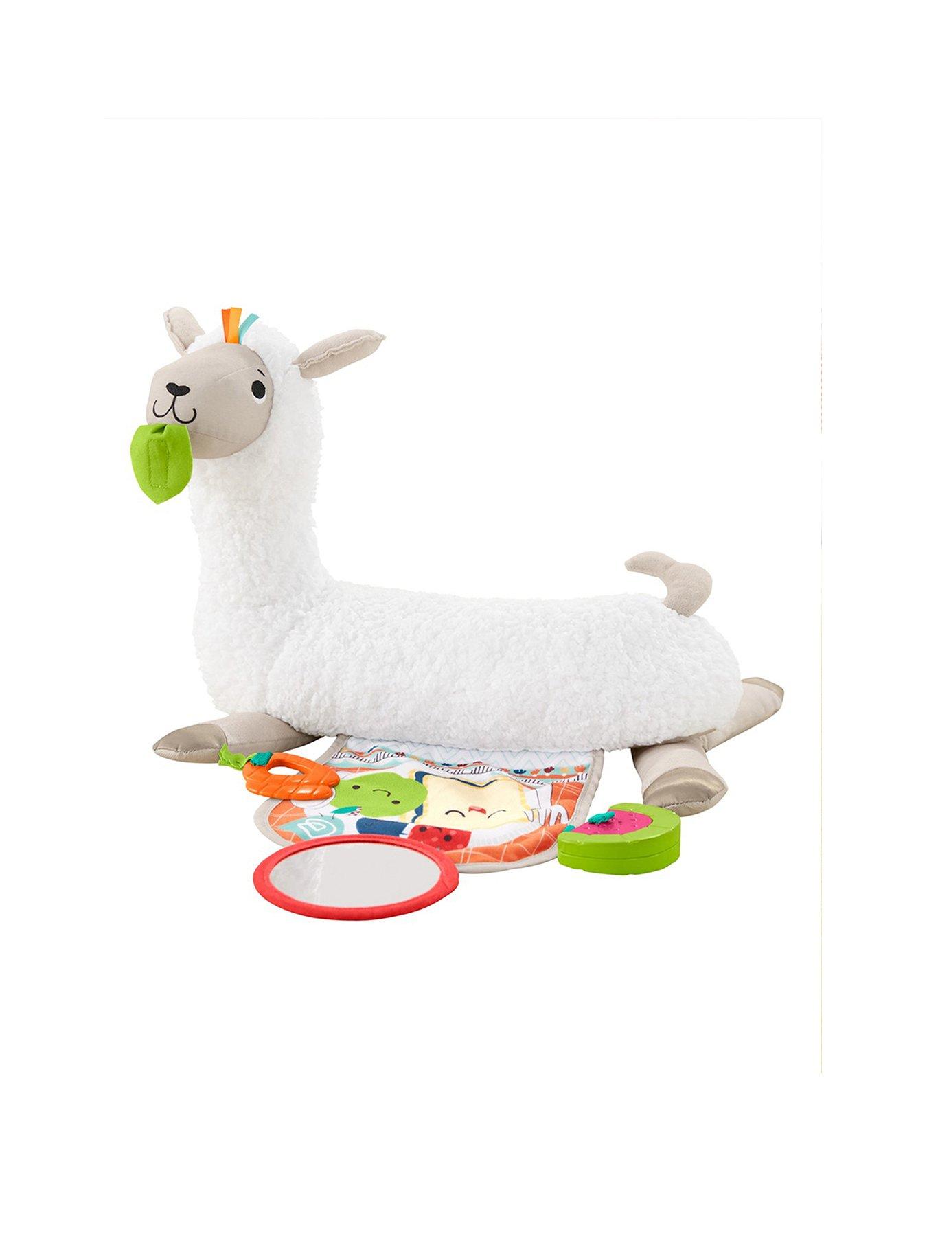 fisher price grow with me tummy time llama