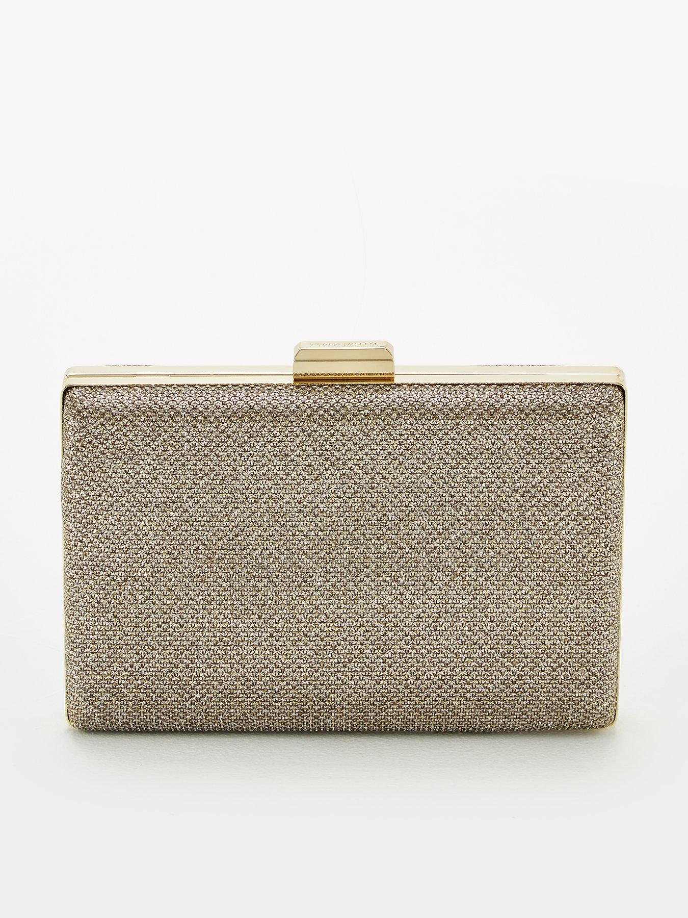 karen millen black clutch bag
