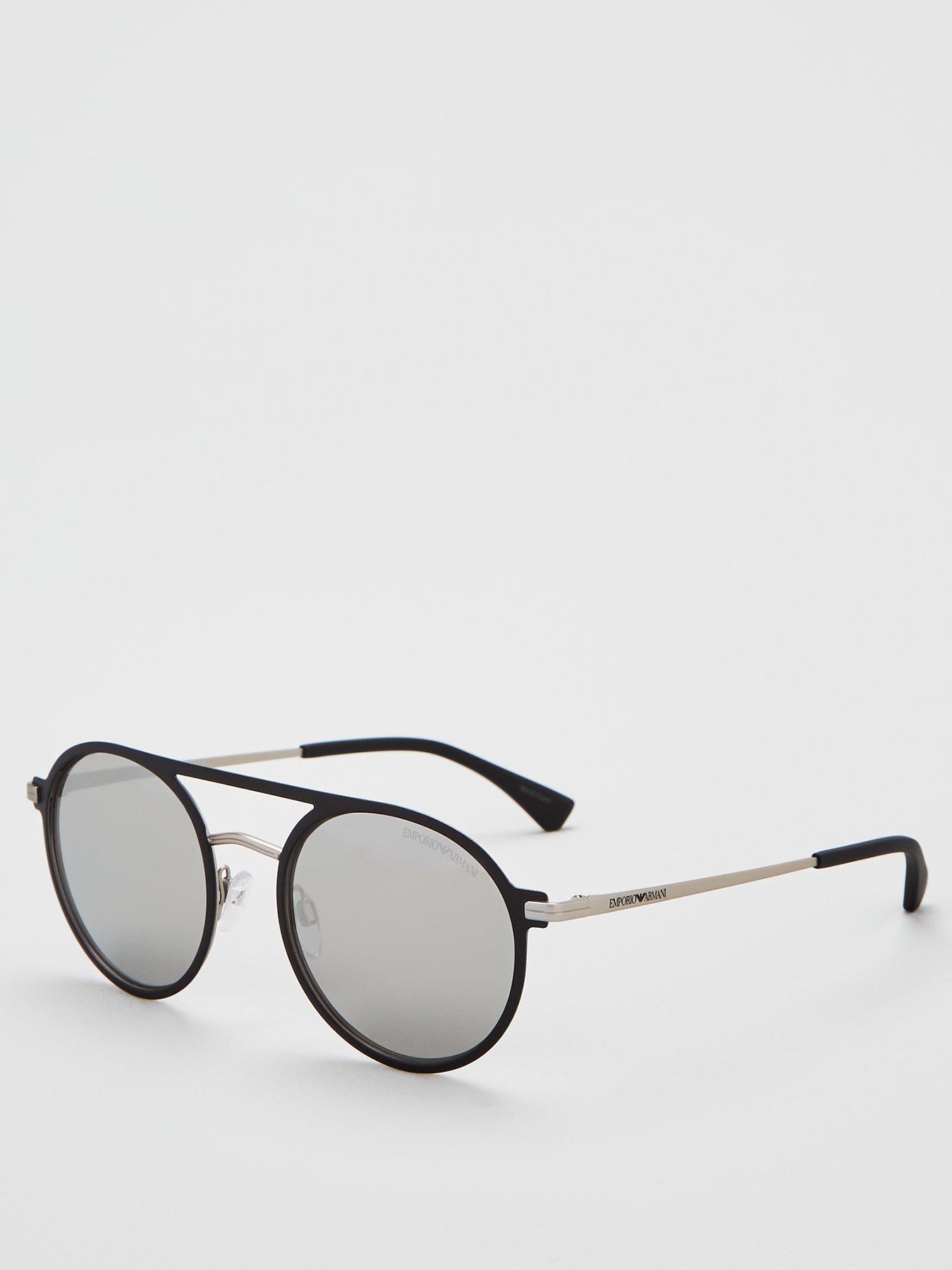 Emporio Armani Emporio Armani 0Ea2080 Round Frame Double Bar Sunglasses review