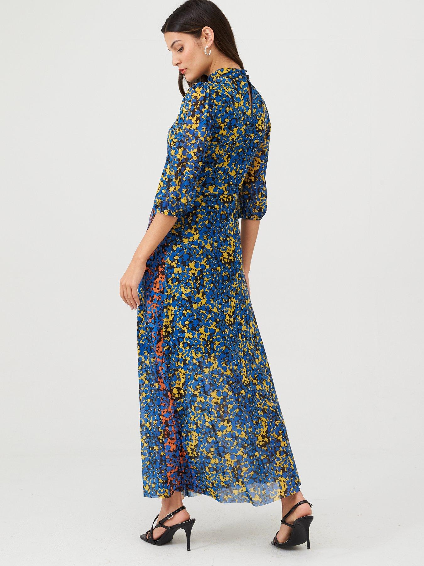 very floral maxi dress