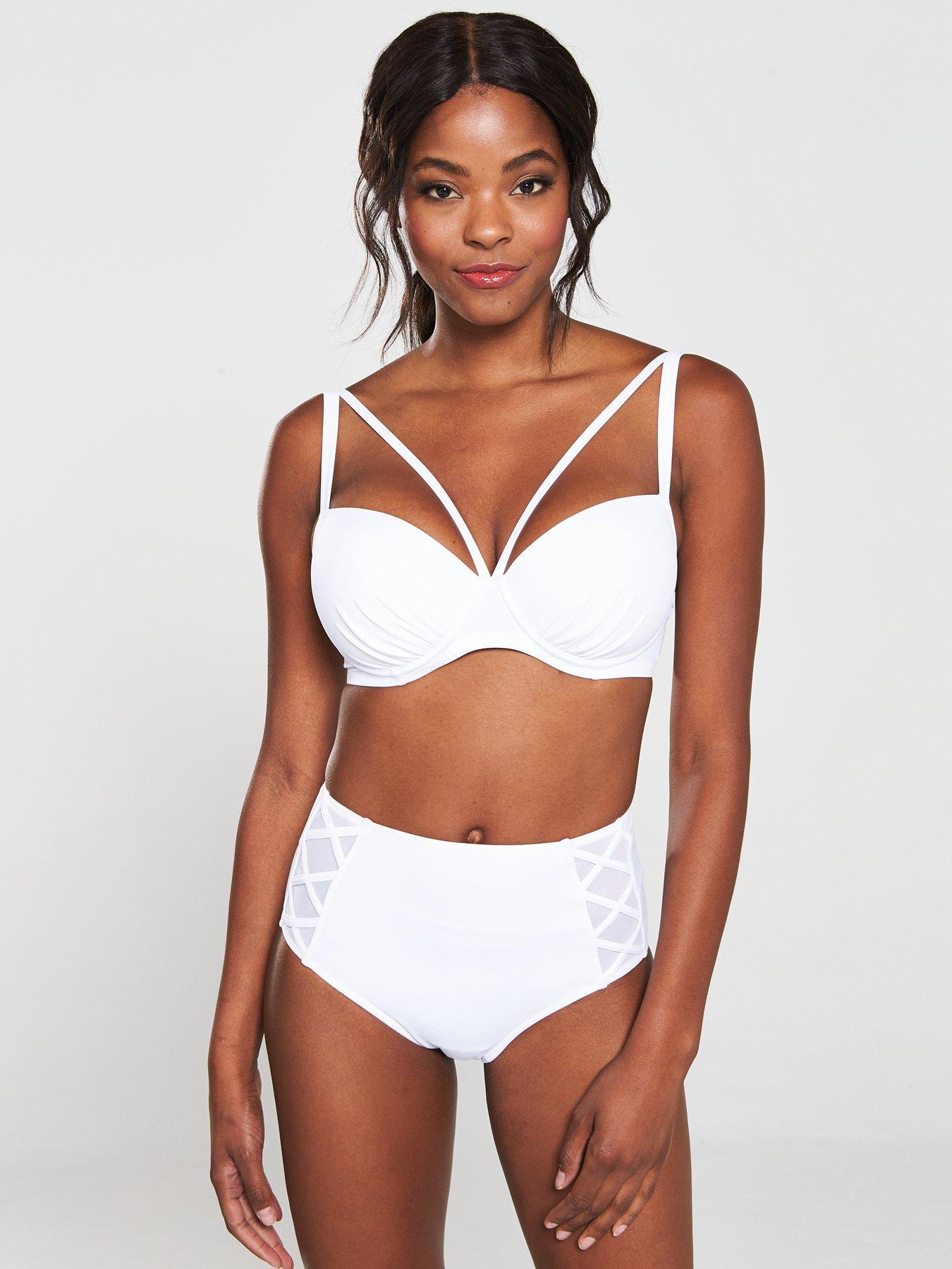 pour moi white bikini