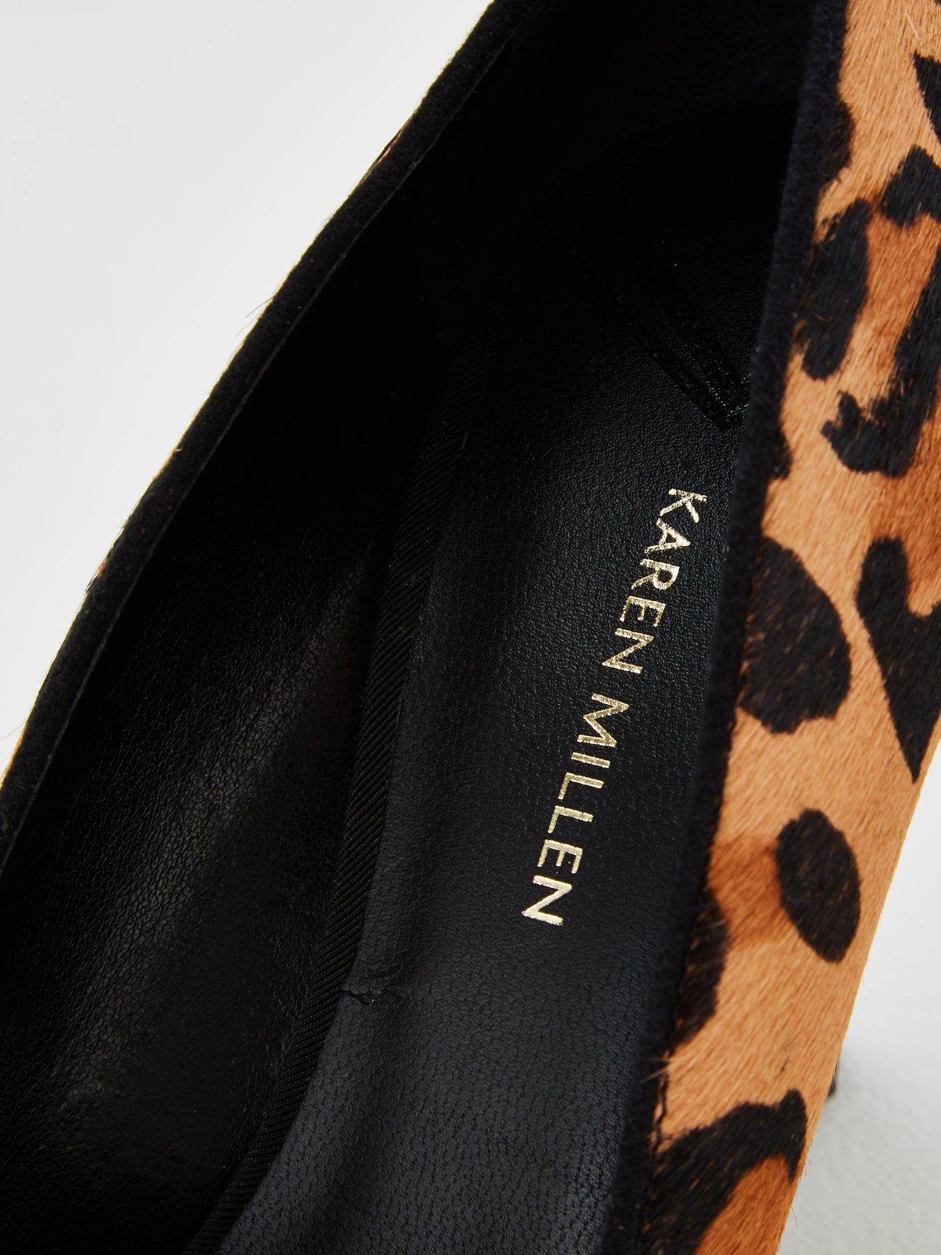 karen millen leopard print shoes