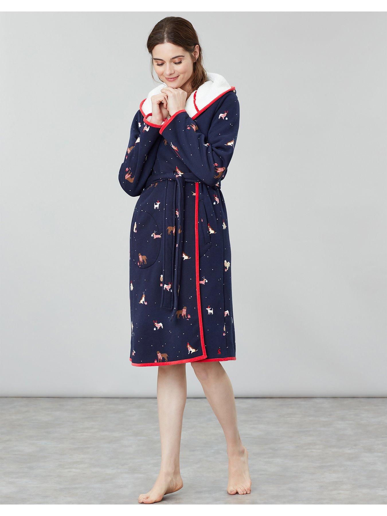 mens fleece lined dressing gown