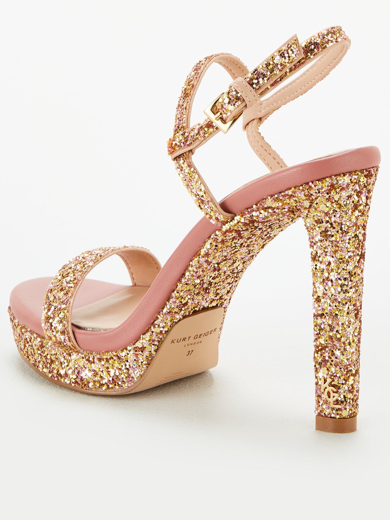 kurt geiger gold heels