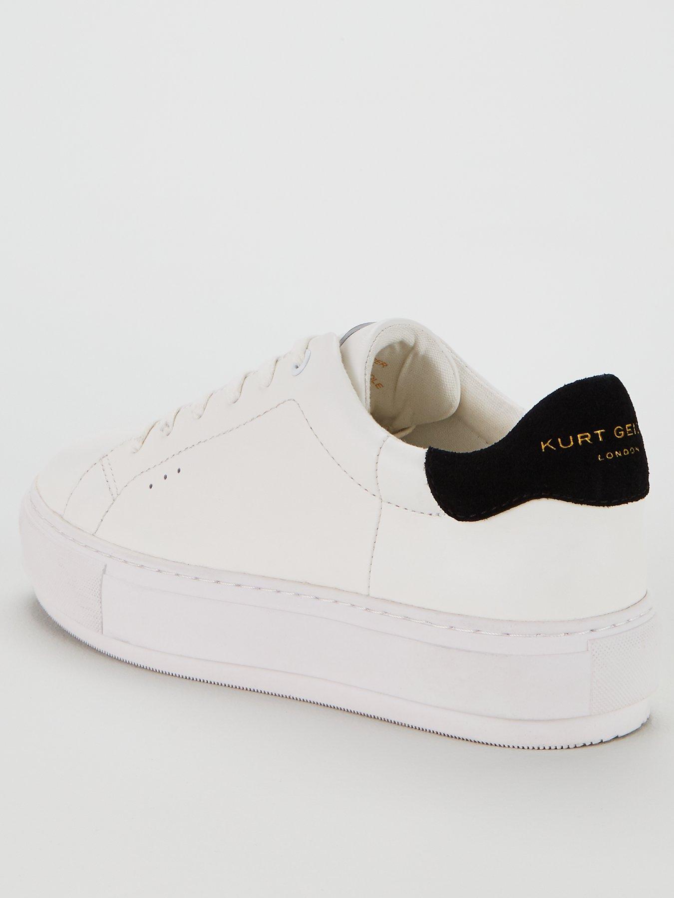 kurt geiger ladies white trainers