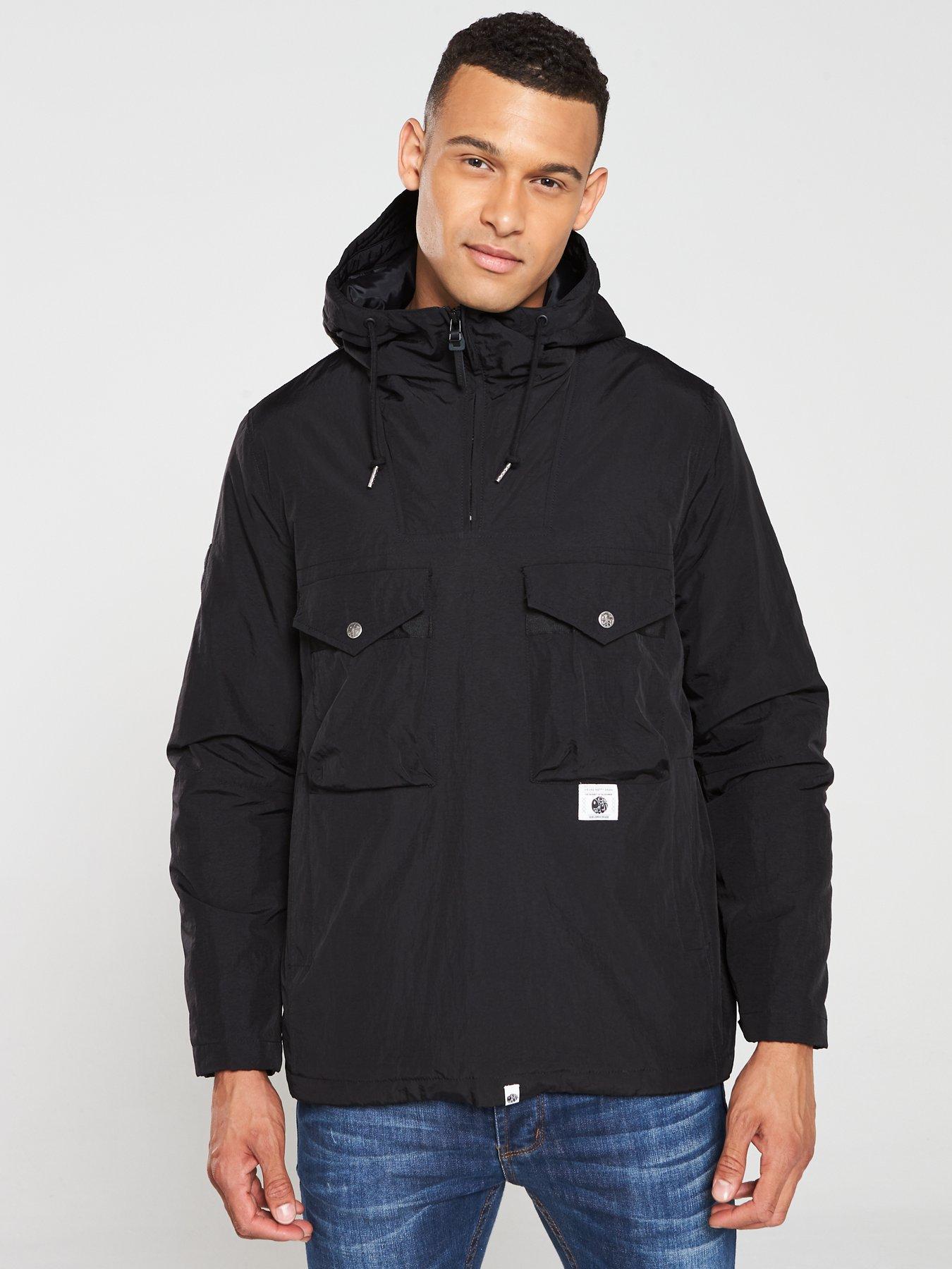 pretty green black overhead jacket