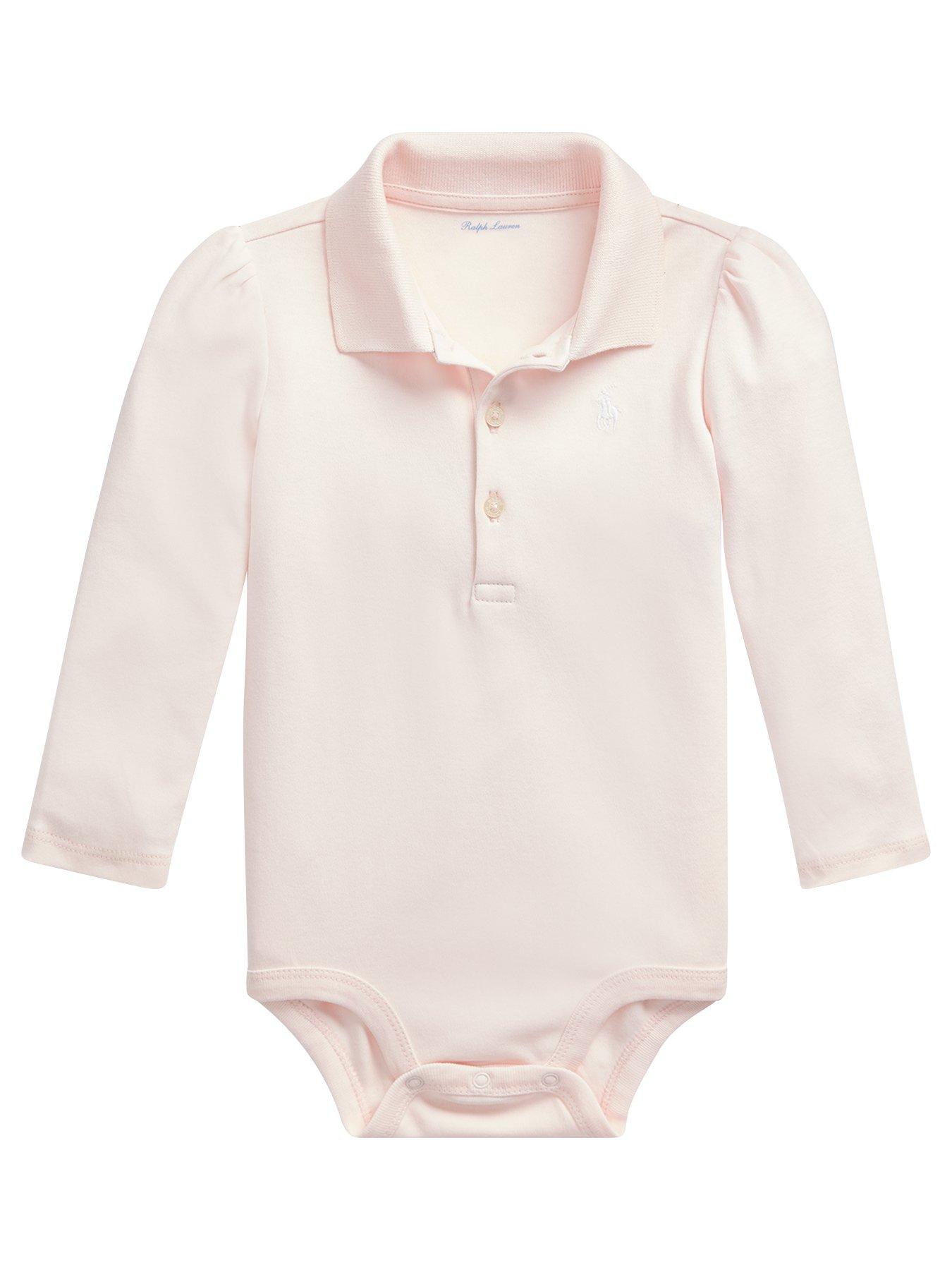 baby pink ralph lauren shirt