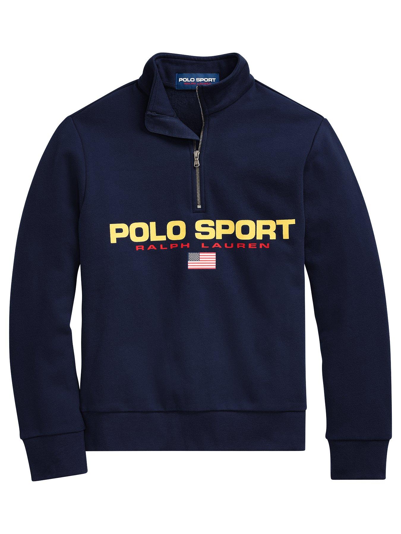 half zip polo sport