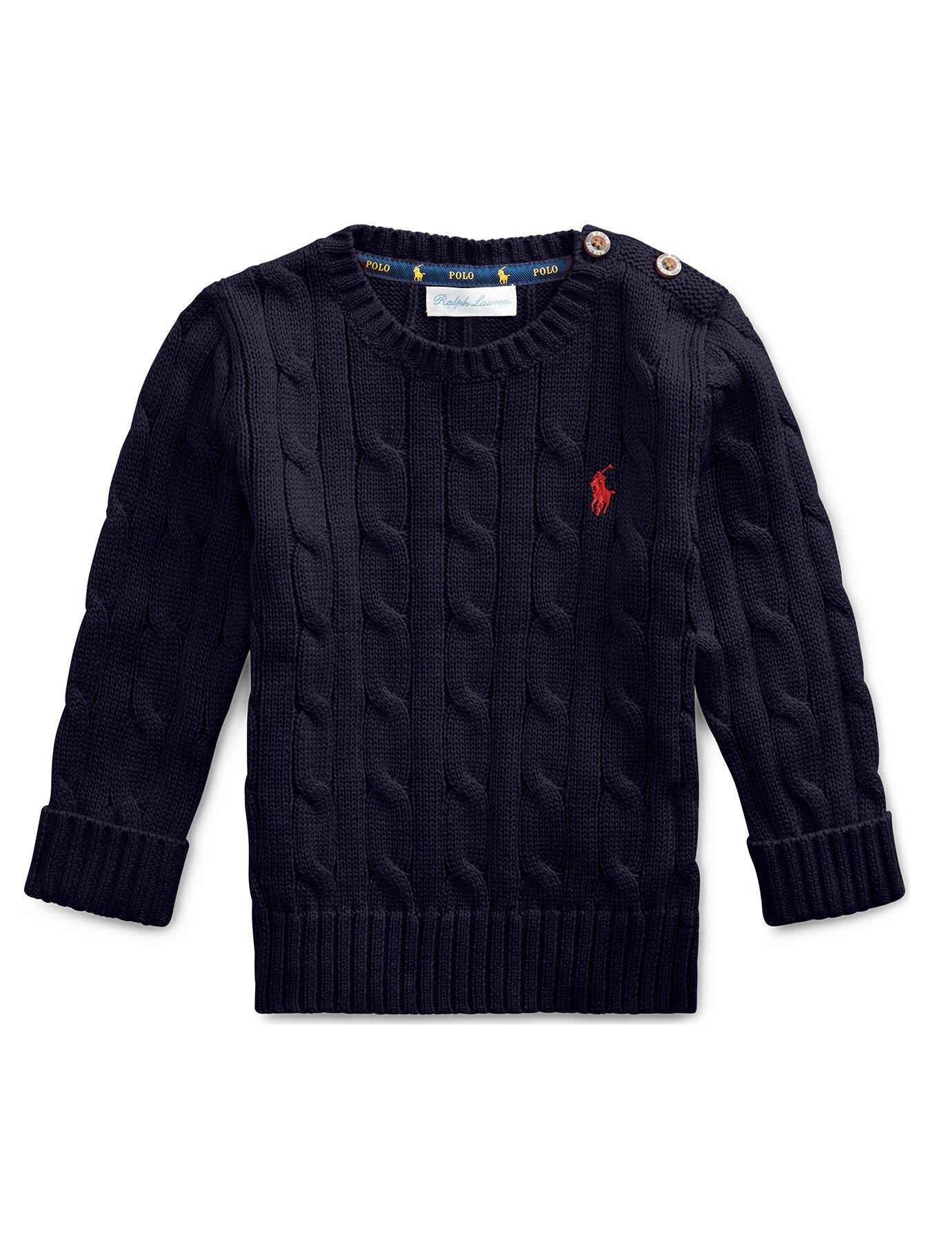 baby navy jumper