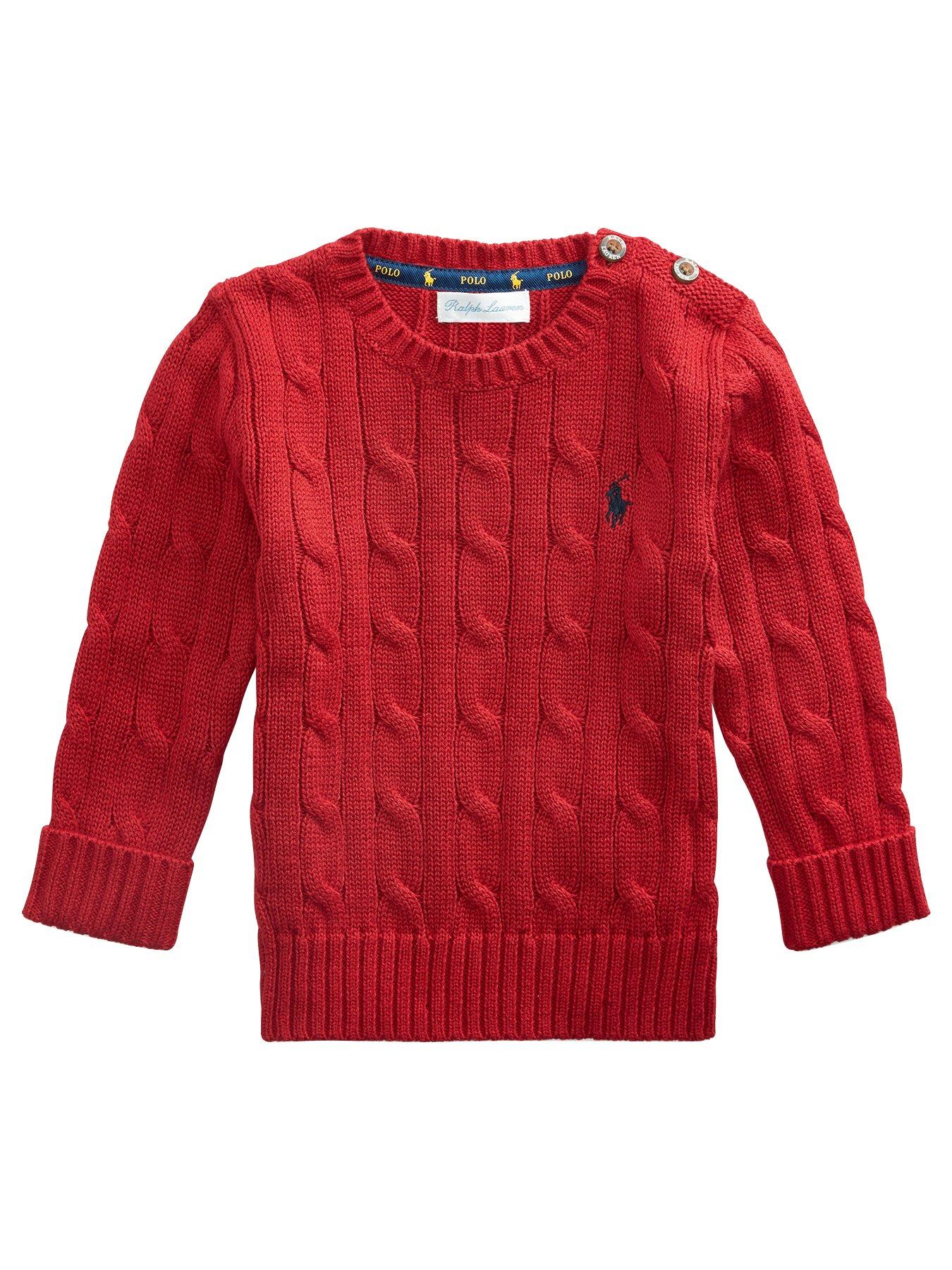 red jumper baby