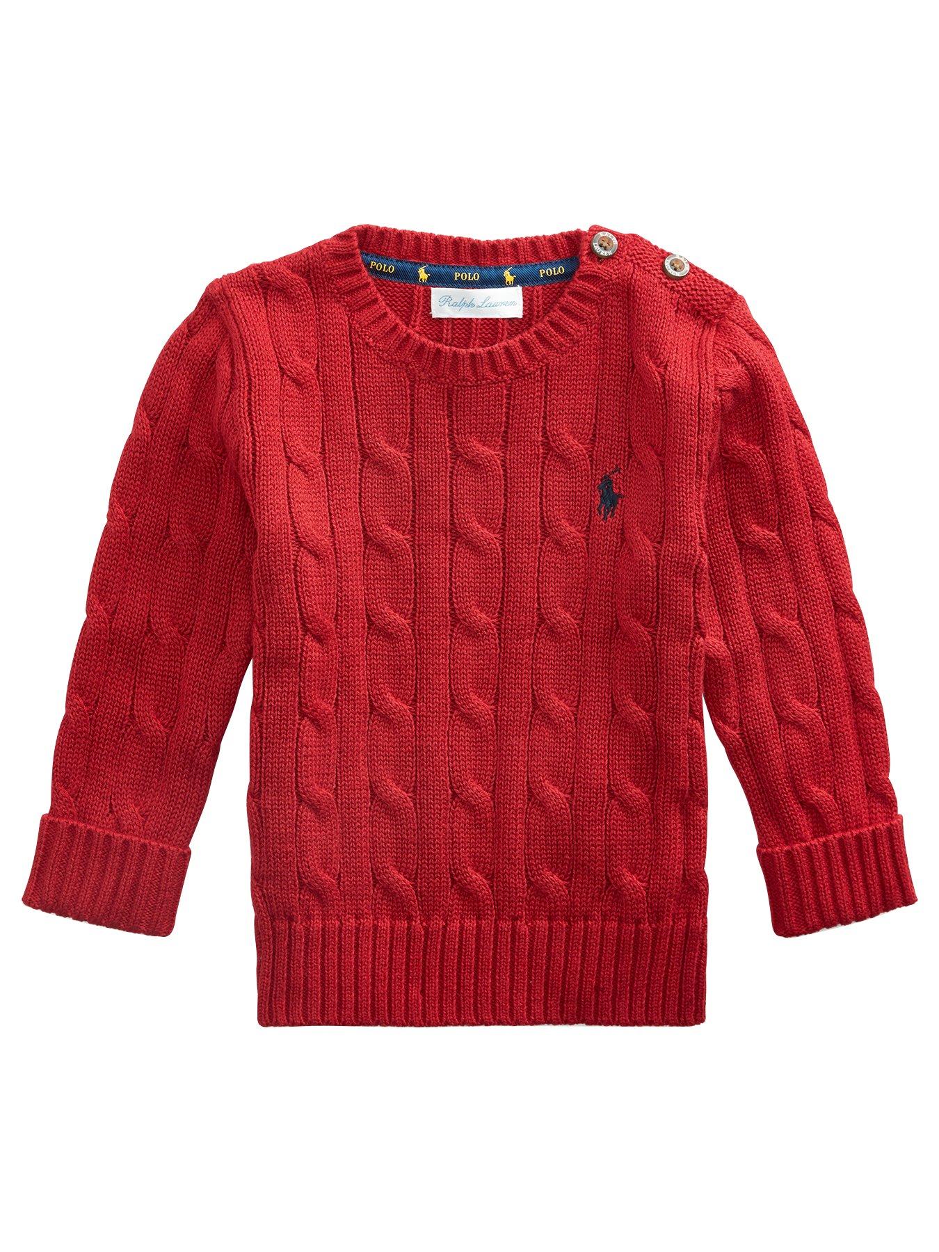 red baby jumper