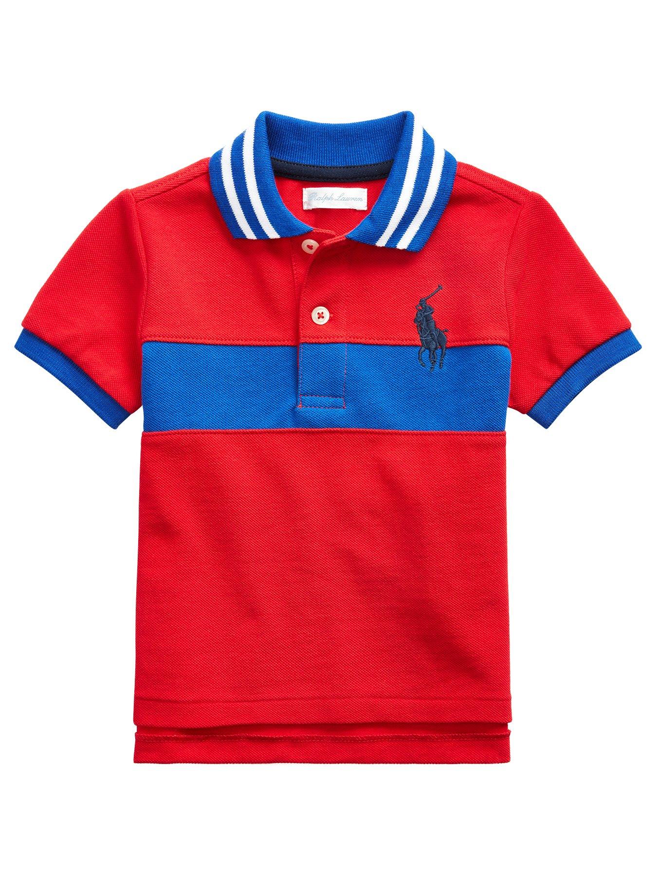 red baby polo shirt