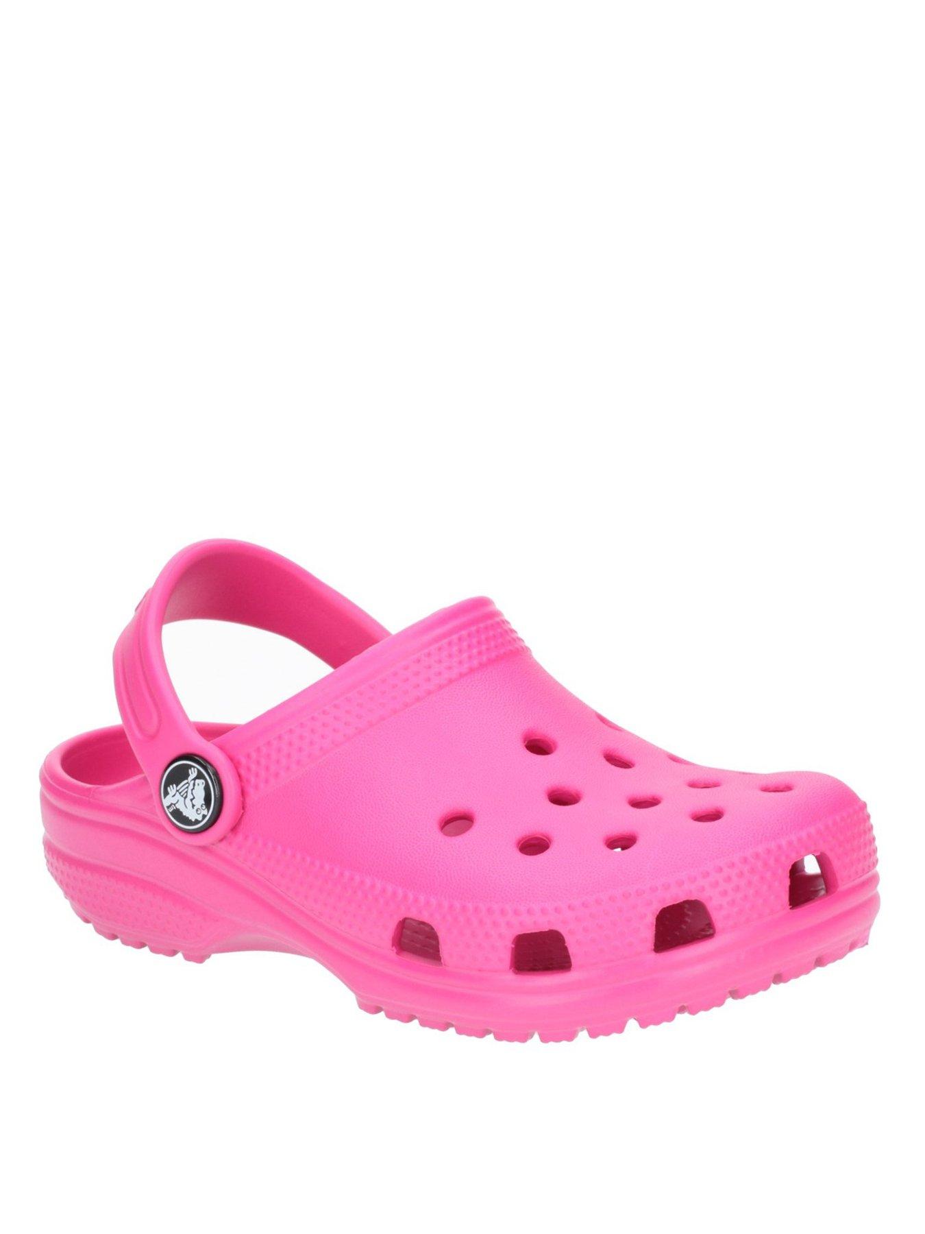 Crocs Girls Classic Clog Slip Ons 