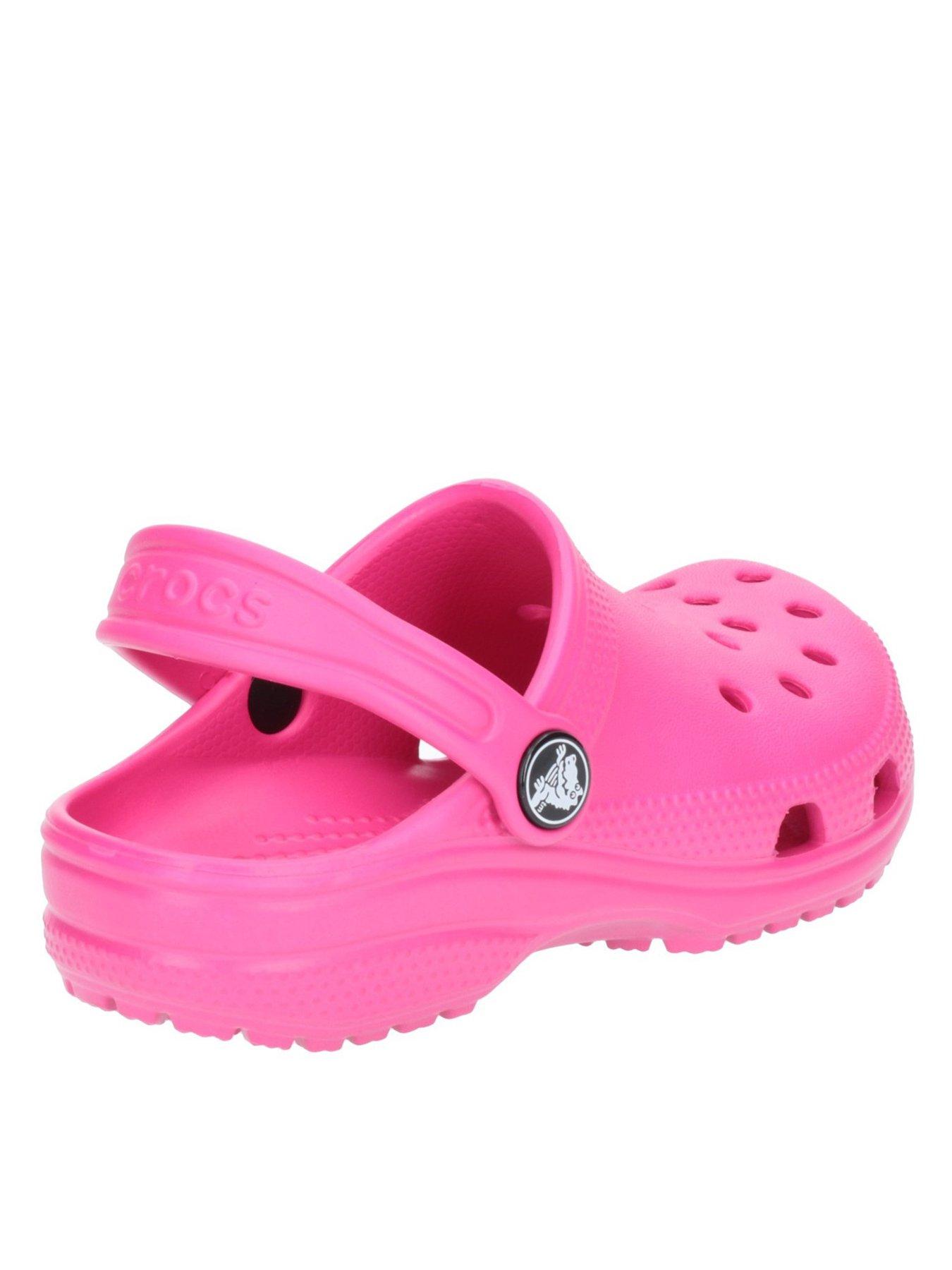 pink baby crocs