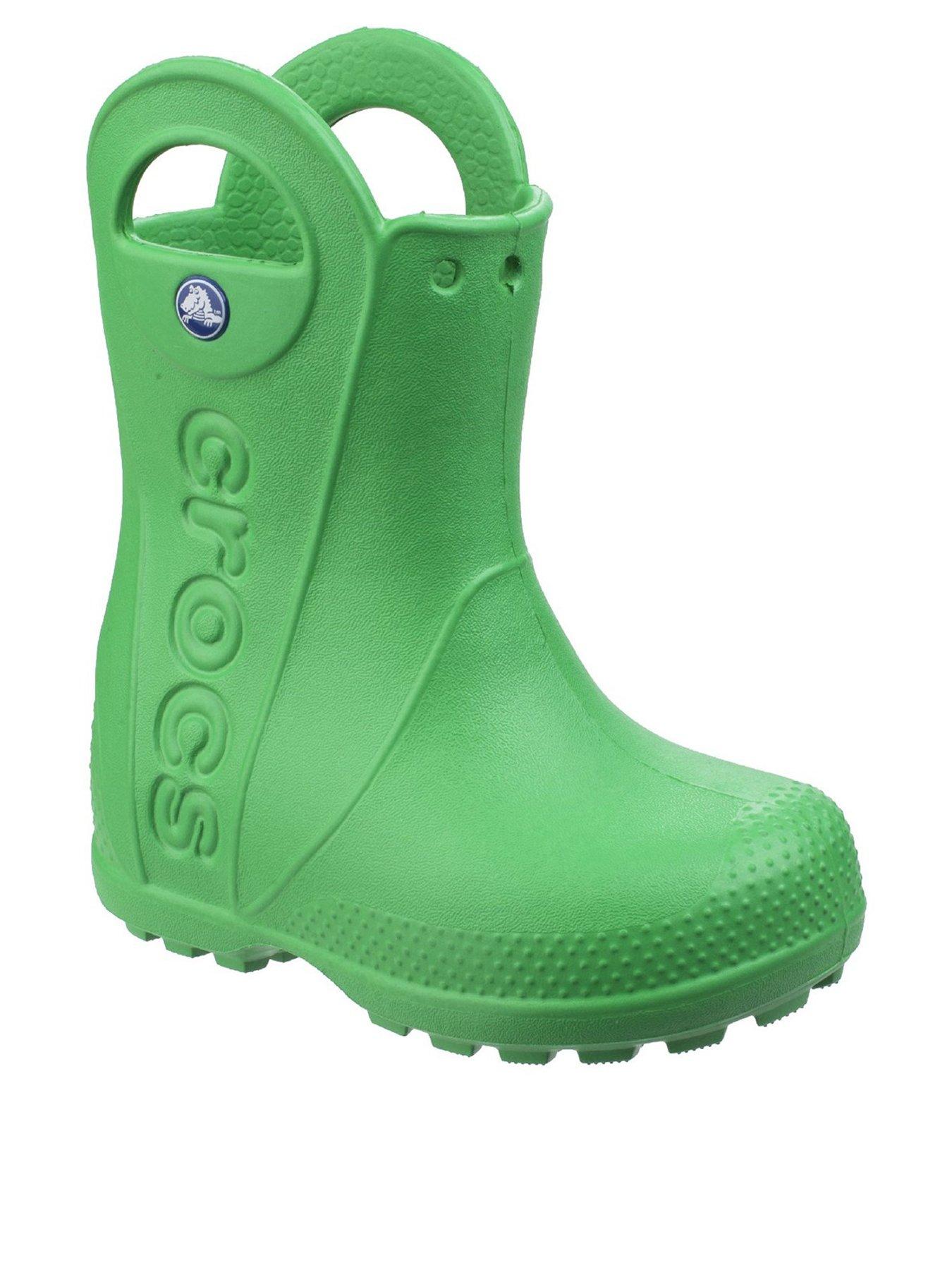 Crocs Handle It Wellington Boots - Green | very.co.uk