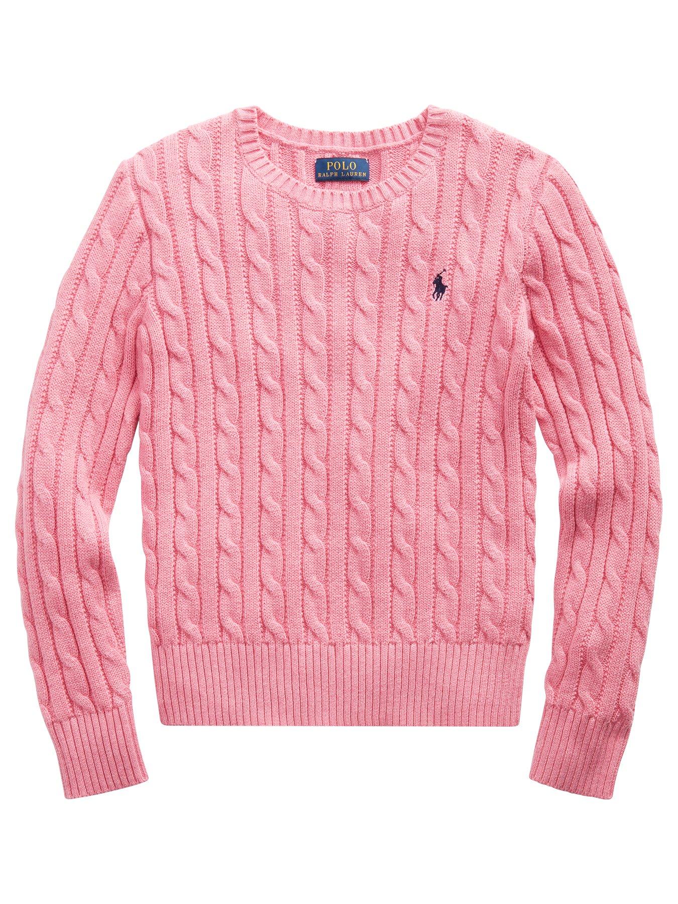baby pink ralph lauren jumper