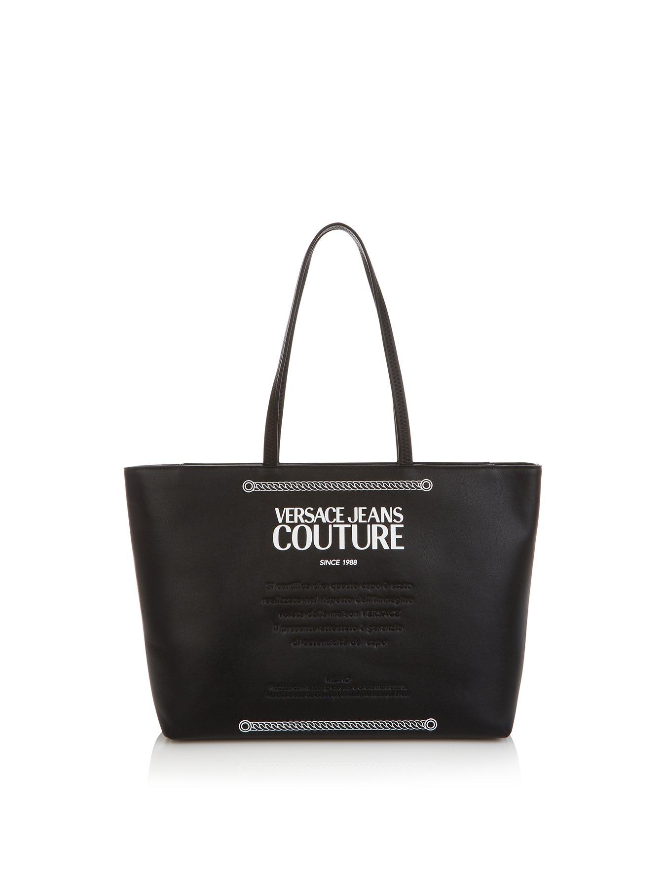 versace jeans bag black