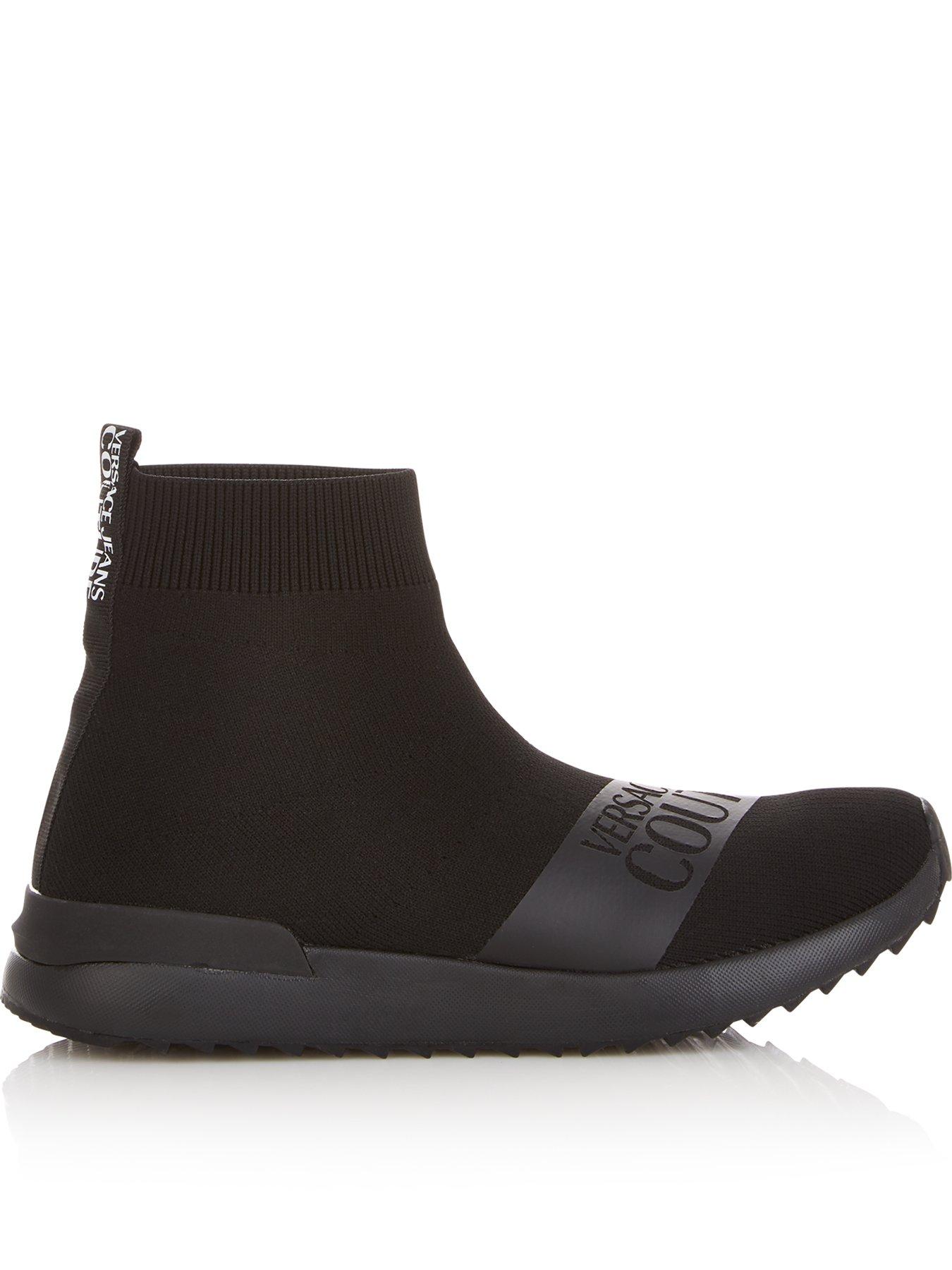 versace jeans trainers black