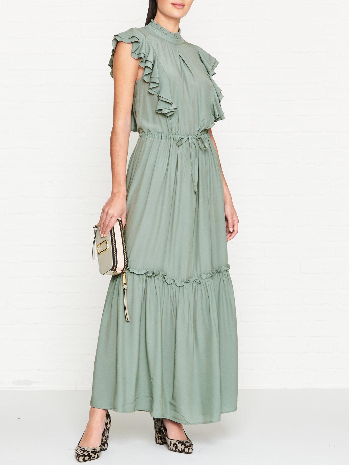 sage maxi dress uk