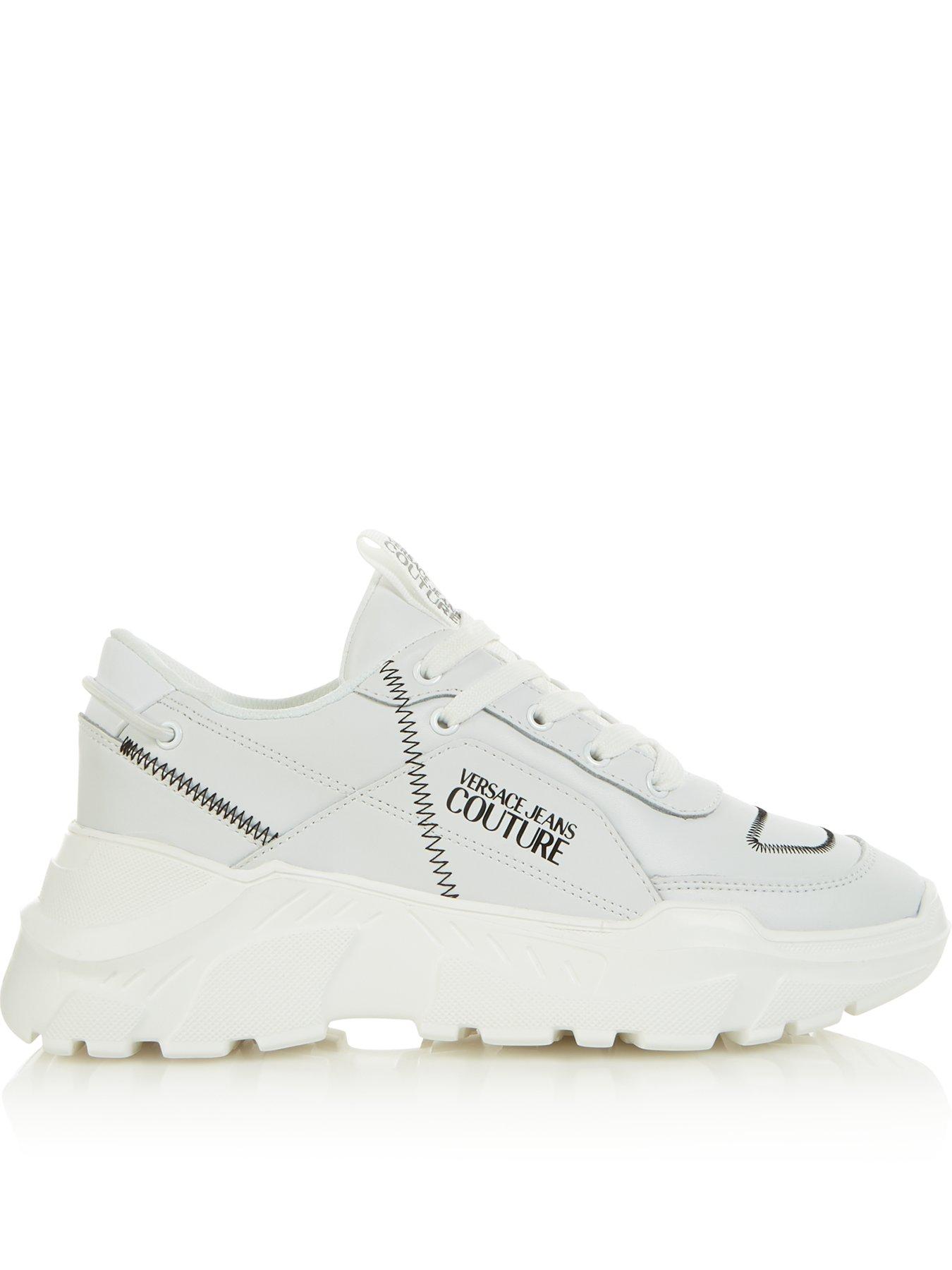 versace jeans couture trainers white