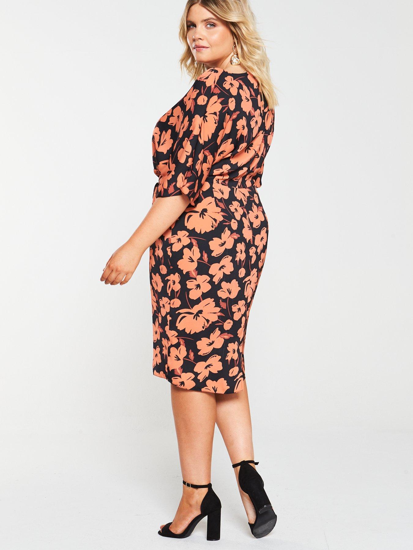 kimono midi dress uk
